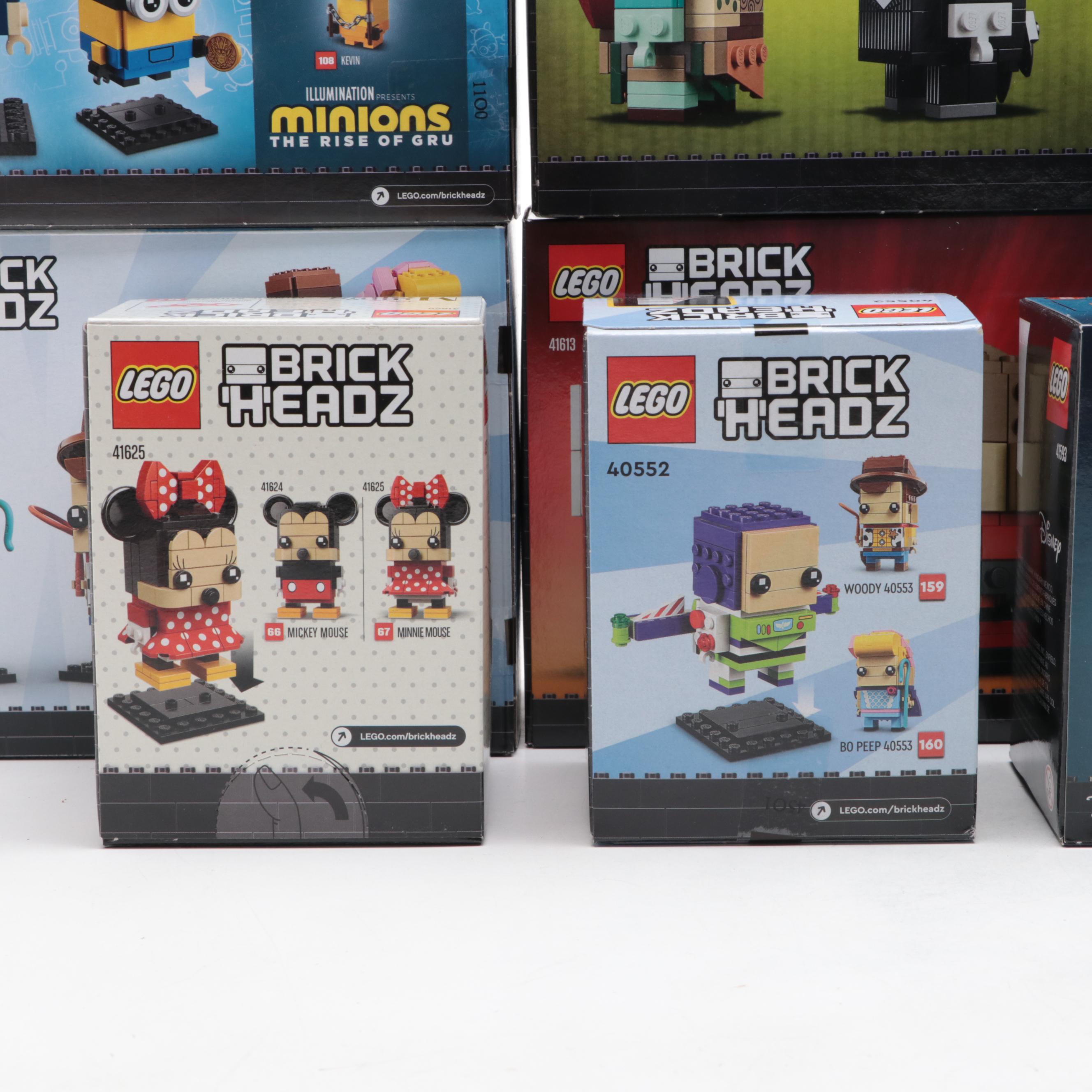 LEGO Disney Brick Headz Construction Kits Including Donald Duck, Belle and More