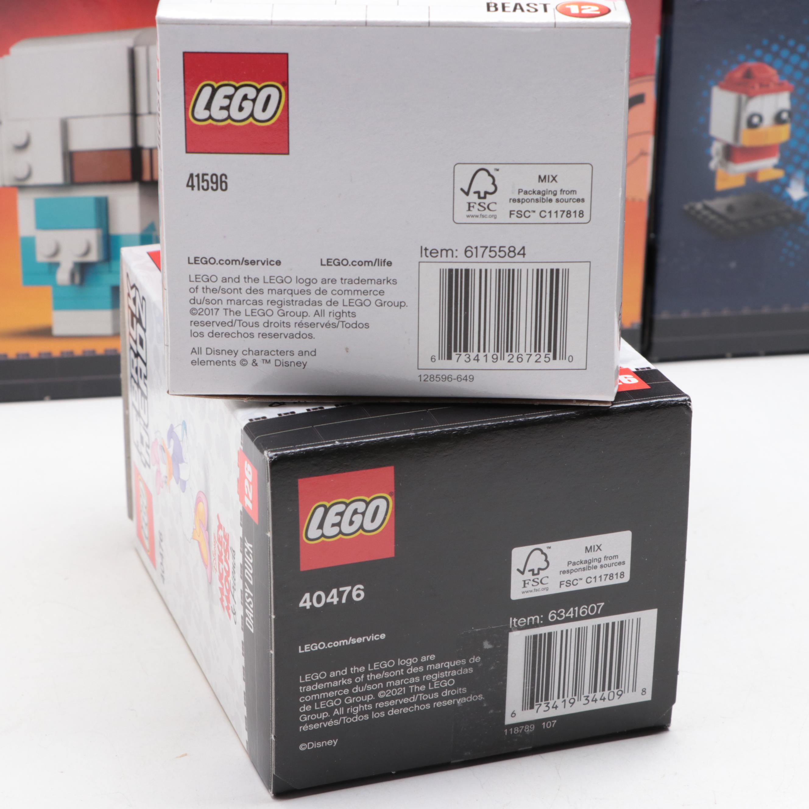 LEGO Disney Brick Headz Construction Kits Including Donald Duck, Belle and More