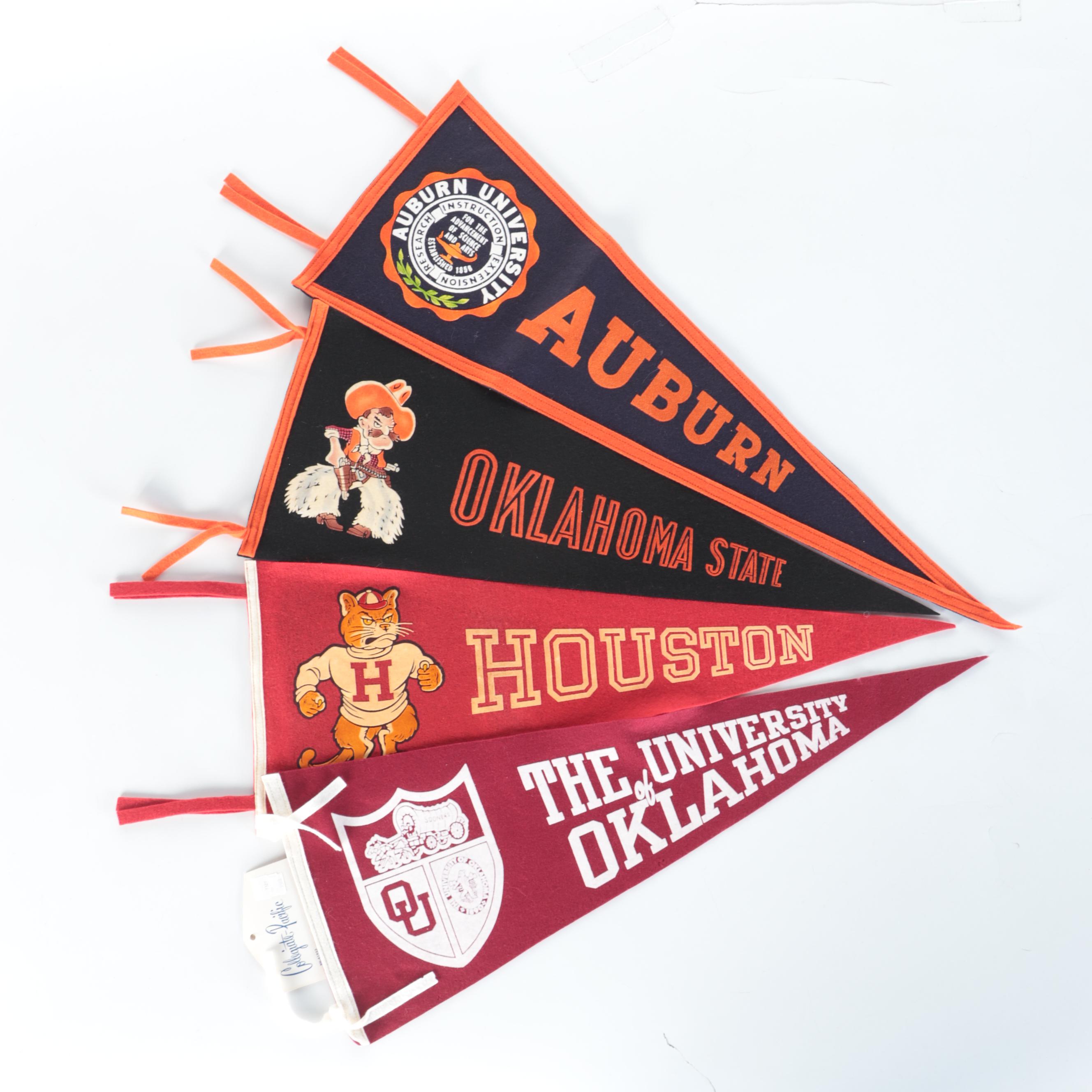 Duke, Auburn and More Collegiate Pennants, 1970s–2000s