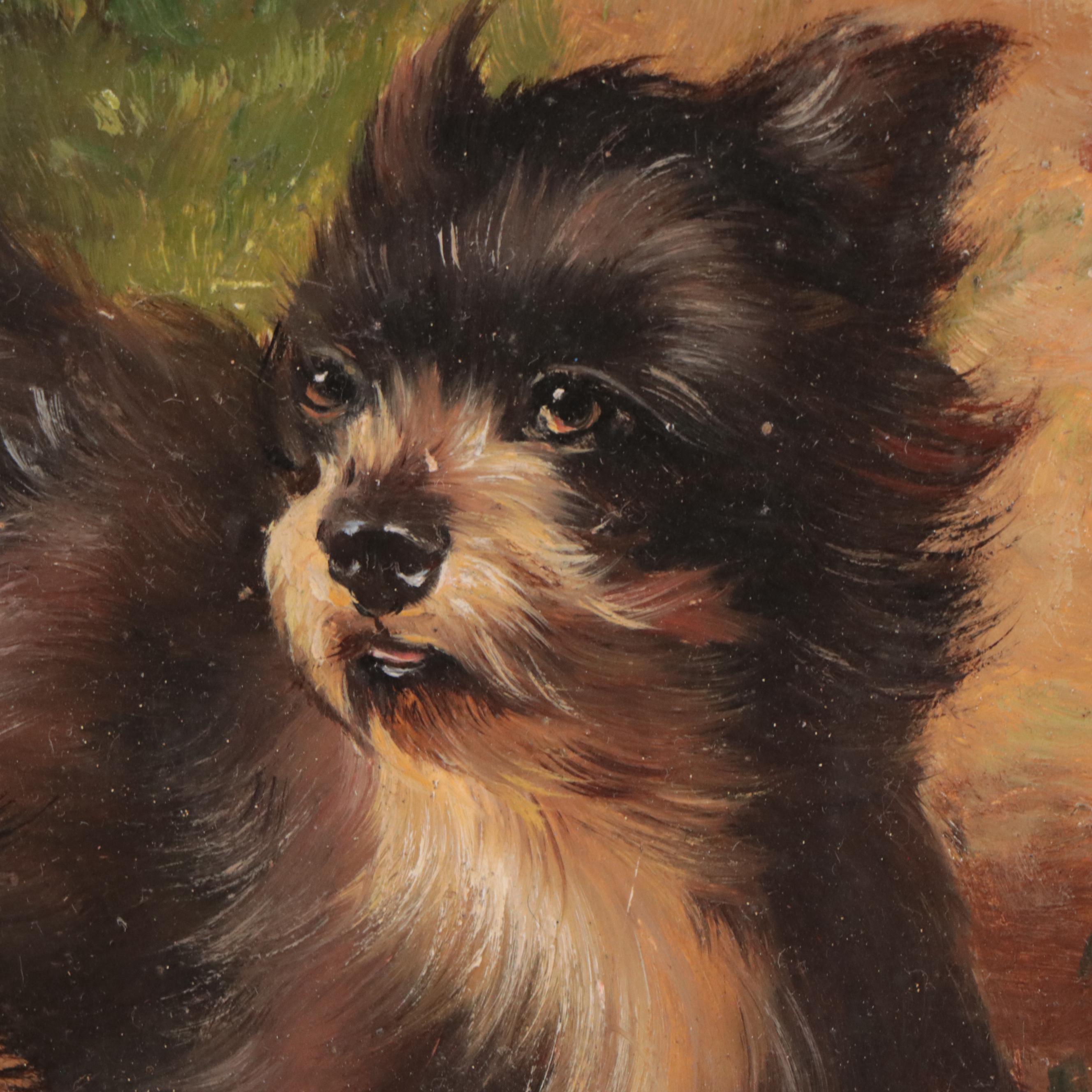 Oil Painting of Dog Portrait