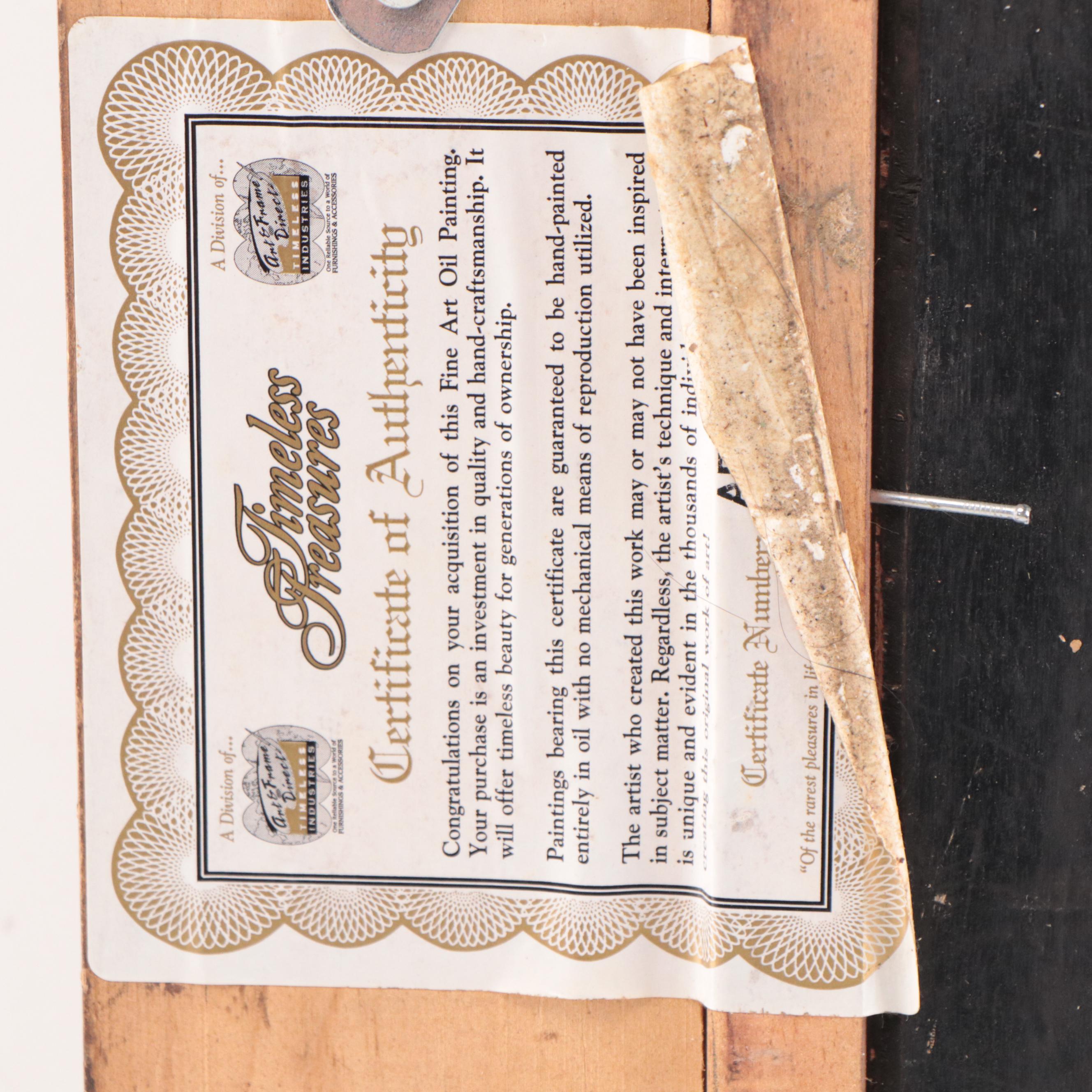 Oil Painting of Dog Portrait