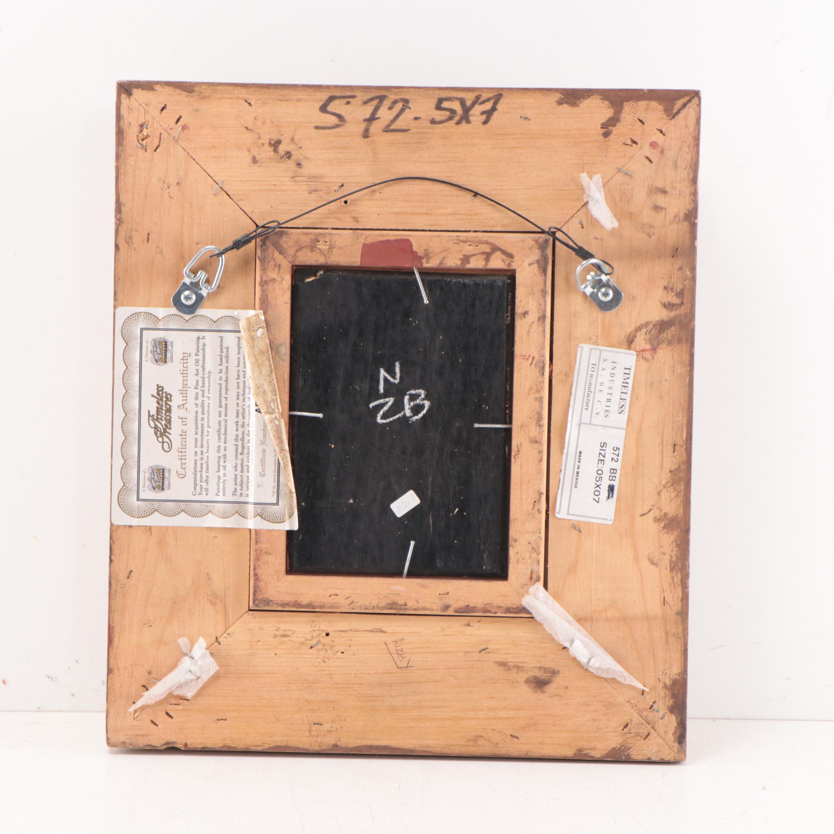 Oil Painting of Dog Portrait