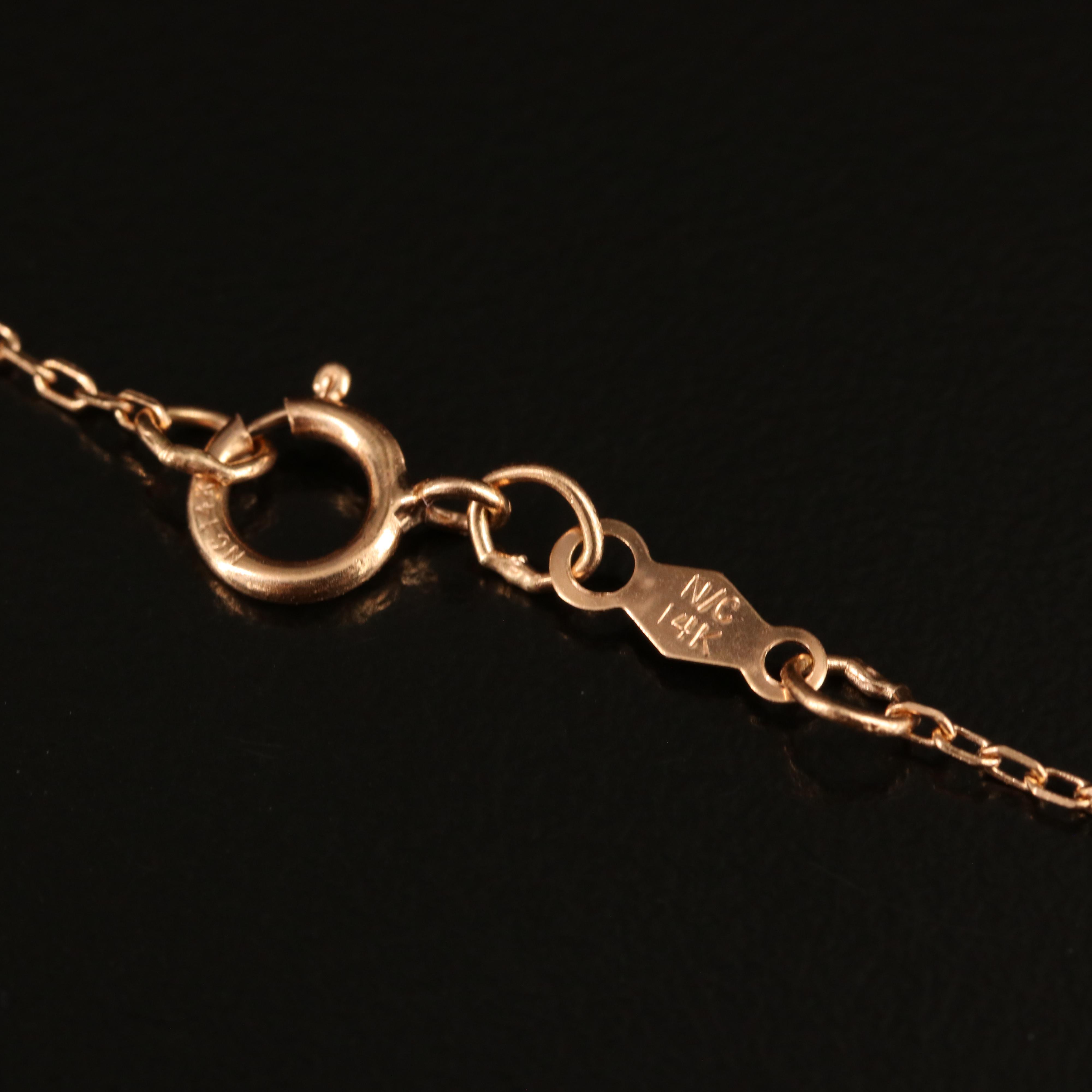 14K Rose Gold 0.64 CTW Lab Grown Diamond Teardrop Pendant Necklace