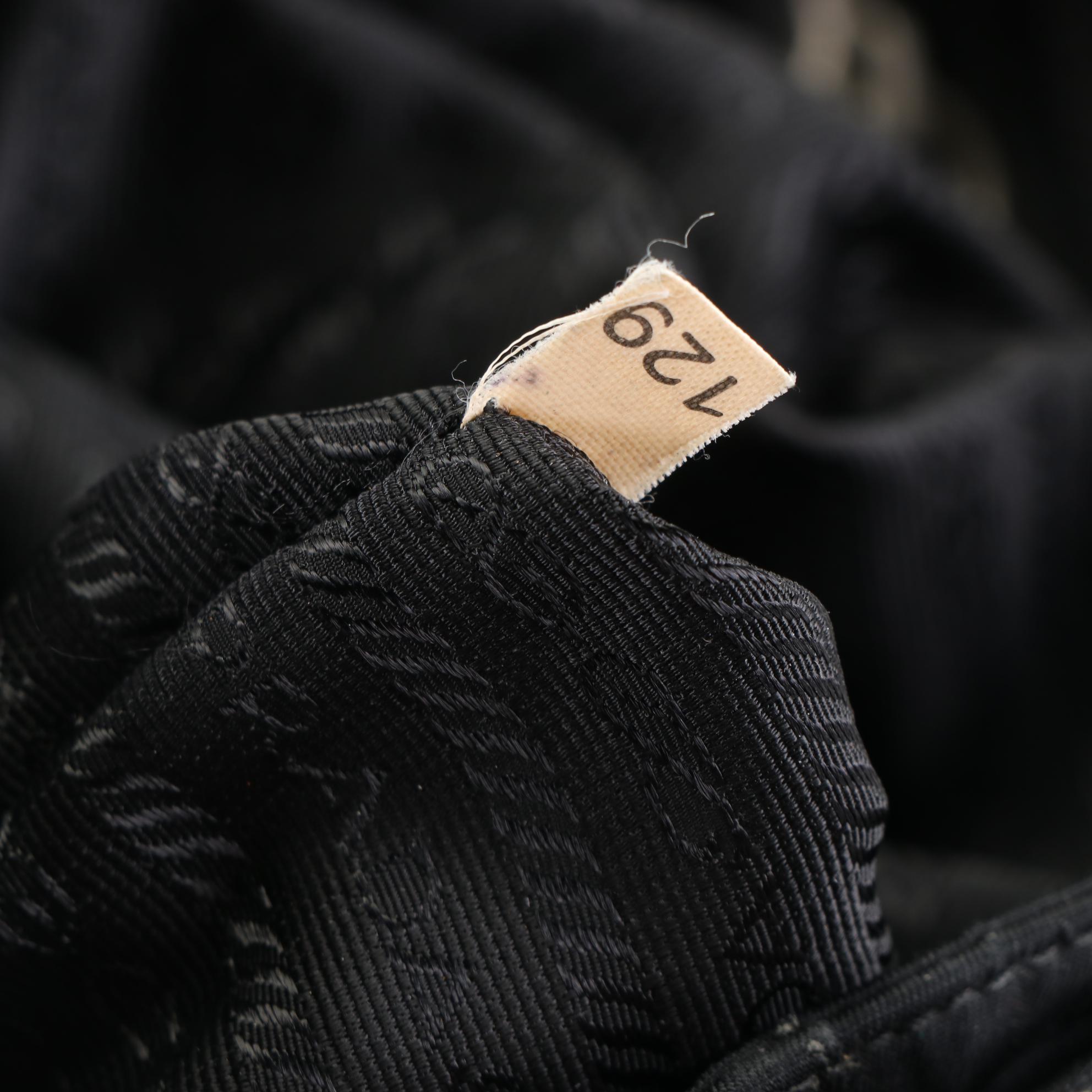 Prada Tessuto Tote in Black Nylon and Saffiano Leather