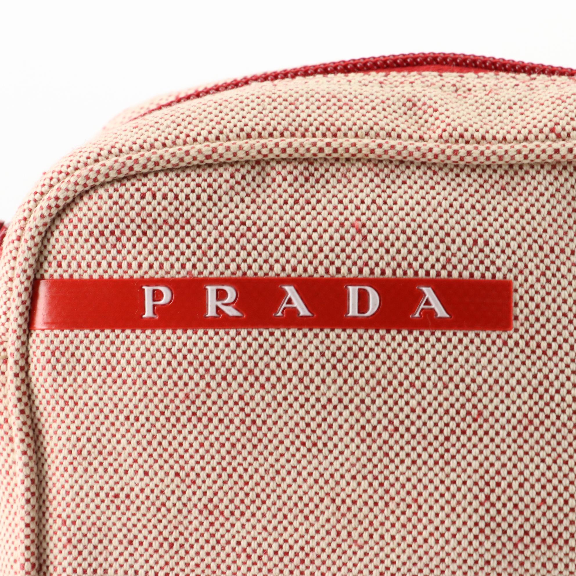 Prada Sport Canvas Accessory Pouch