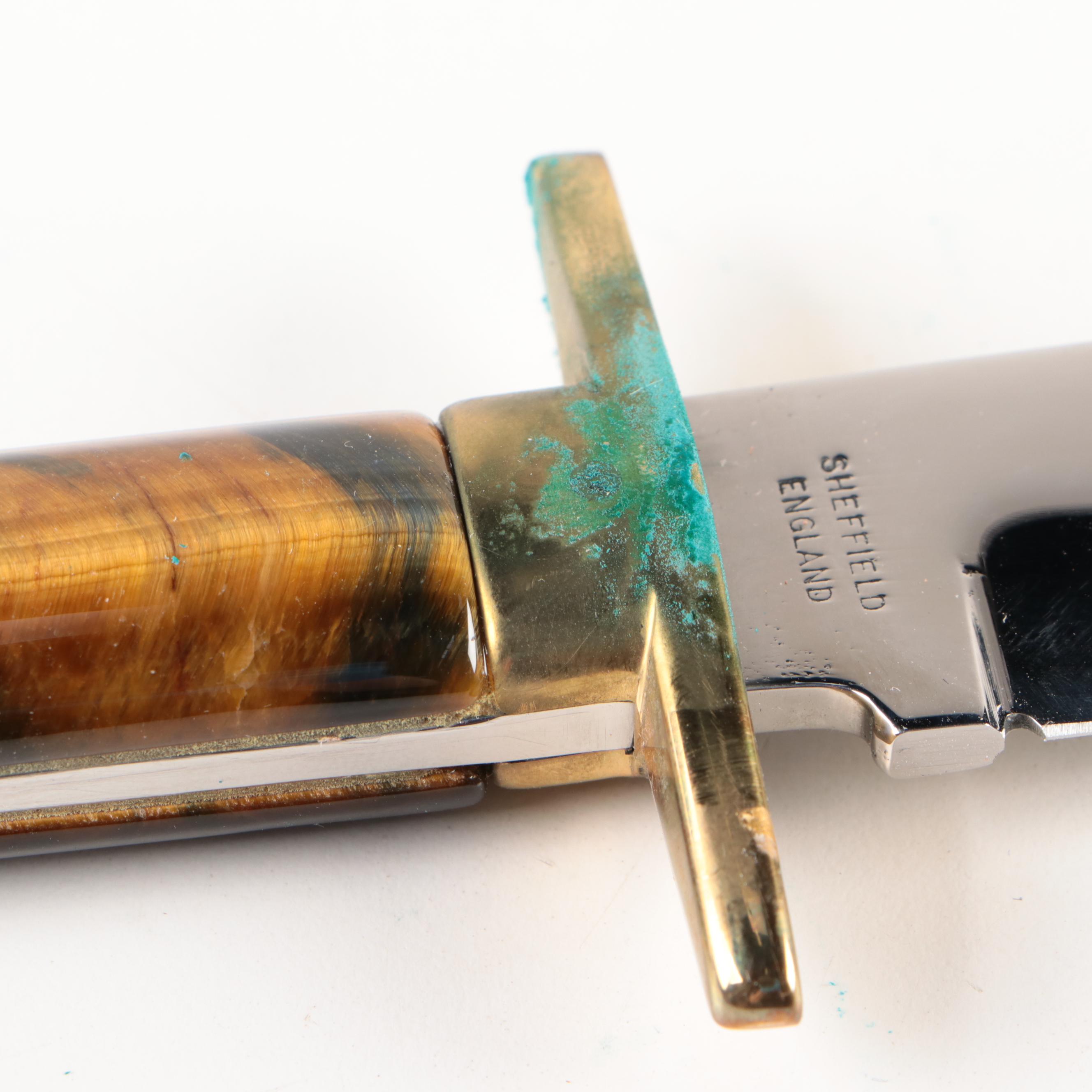 IXL Wostenholm Fixed Blade Knife with Leather Sheath