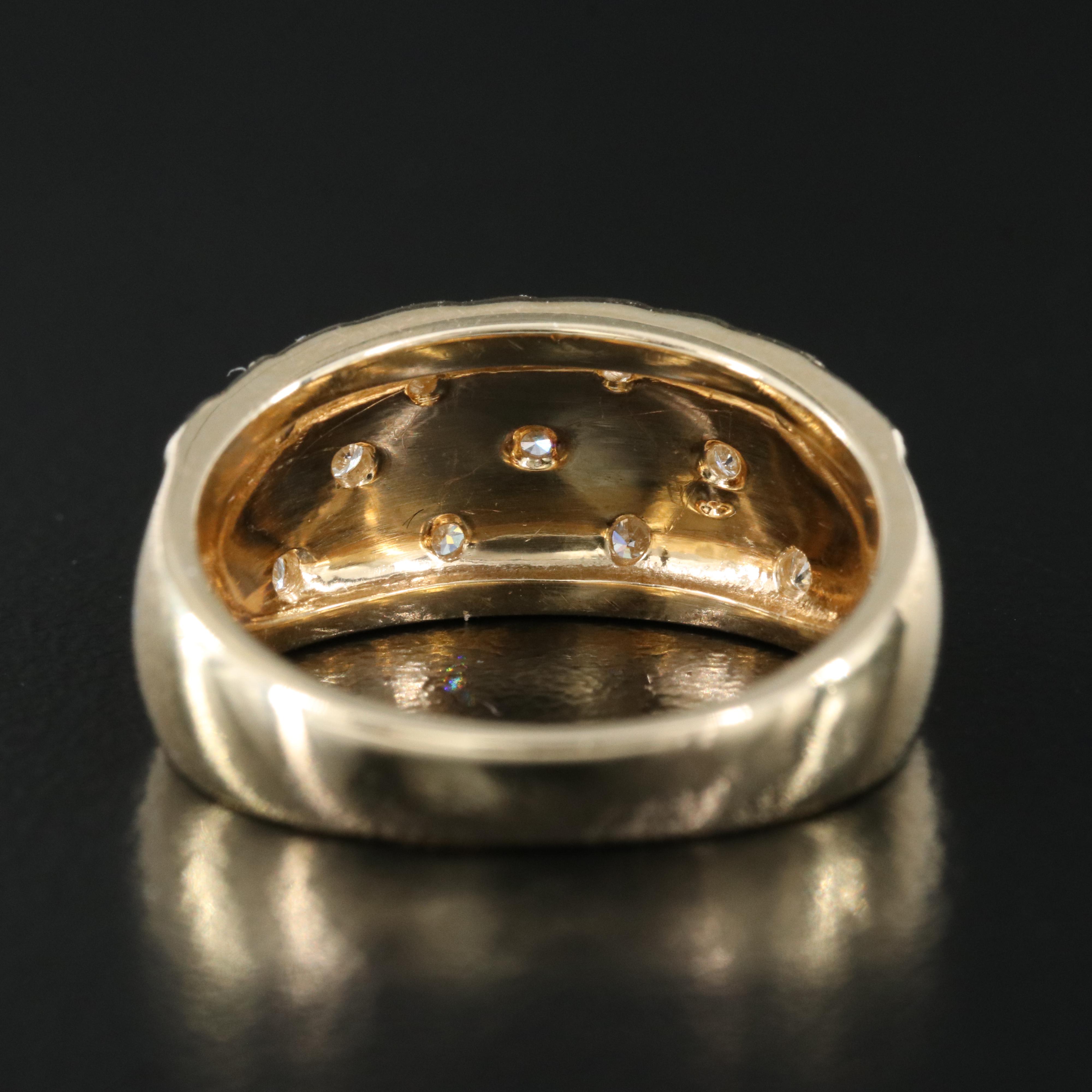 14K 0.23 CTW Diamond Ring with Woven Detail