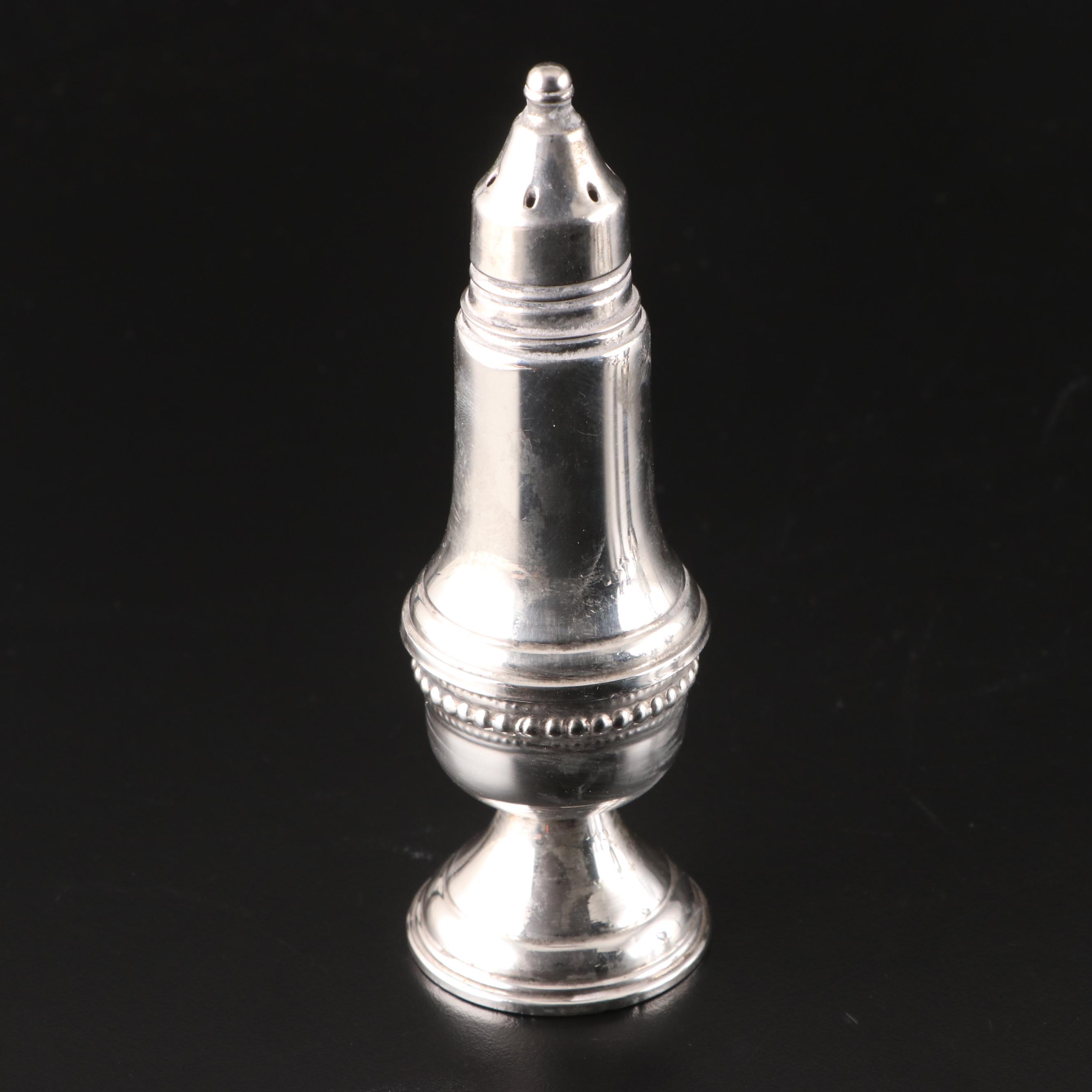 Gorham Sterling Silver Candlestick with Other Sterling Silver Tableware