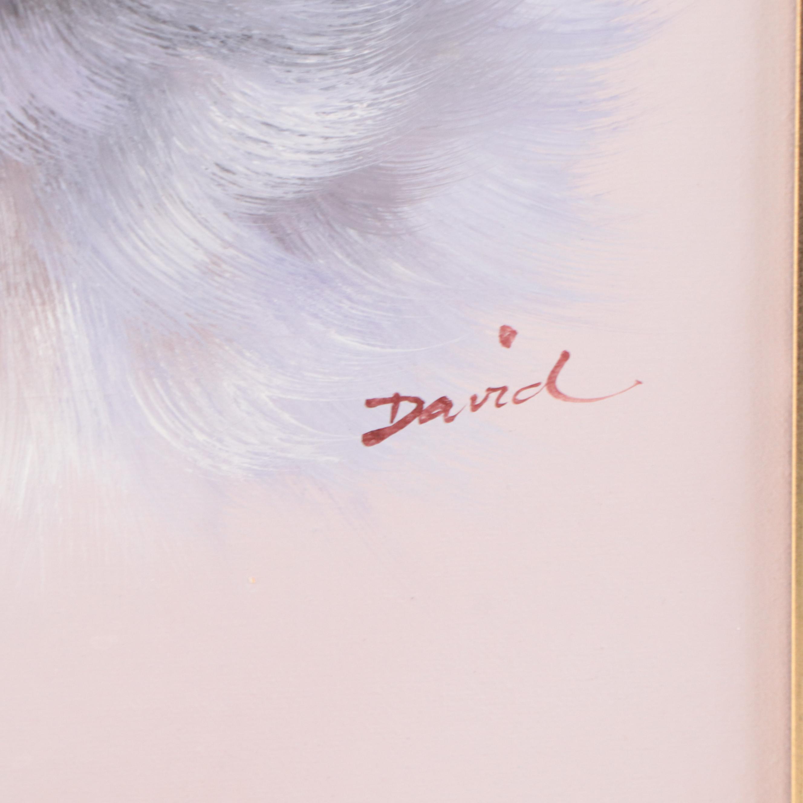 Oil Painting of Dog Portrait