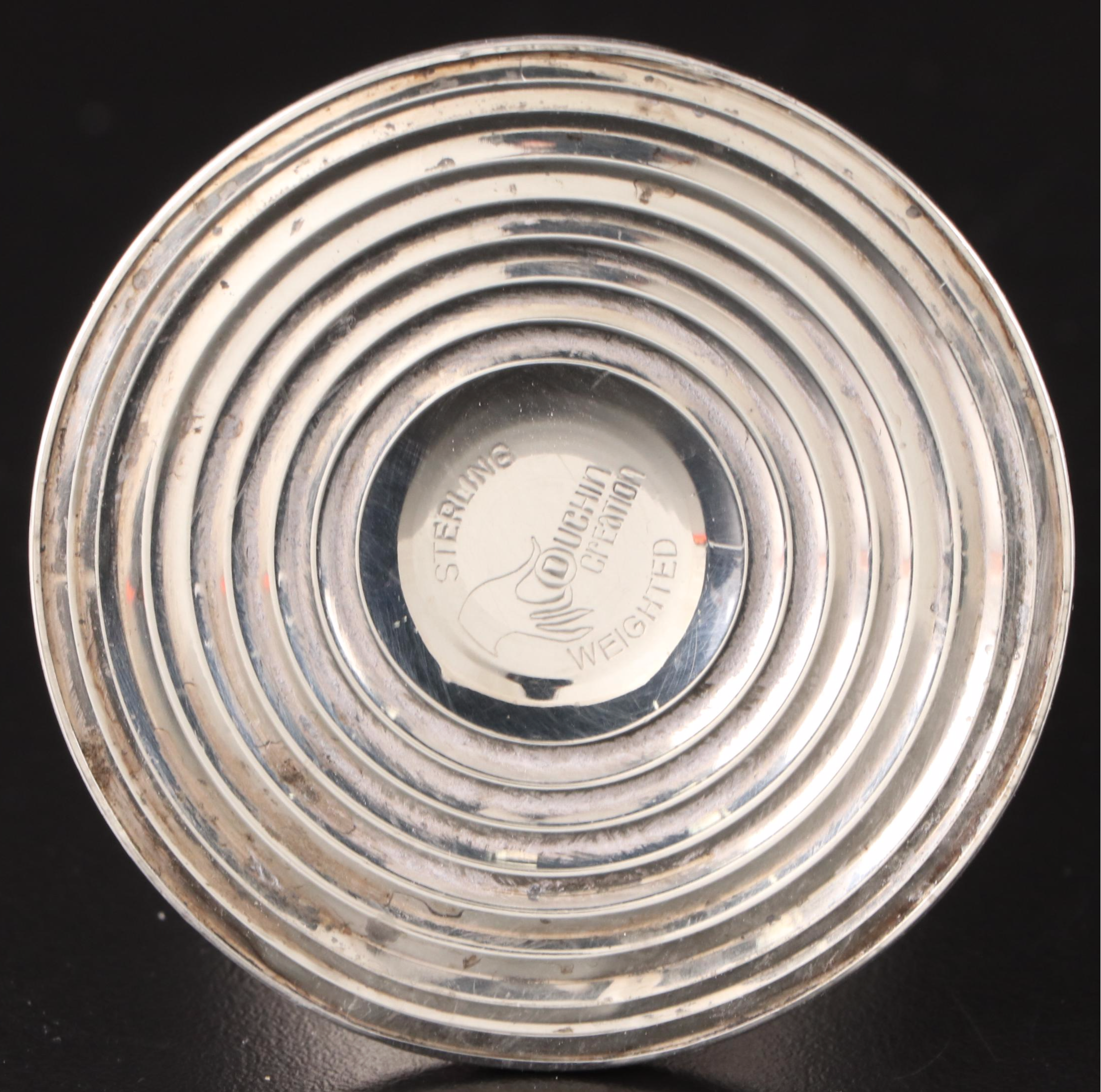 Gorham Sterling Silver Candlestick with Other Sterling Silver Tableware