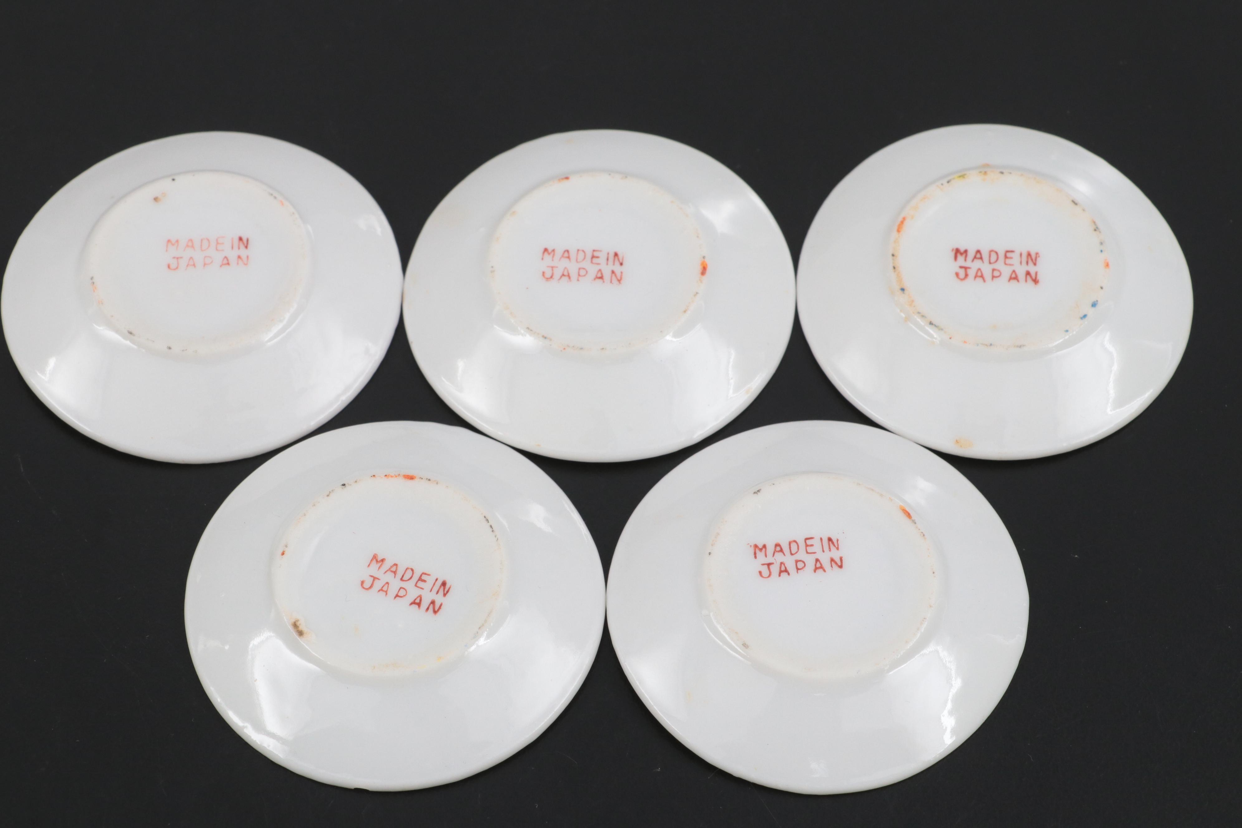 Children's Cold Painted Porcelain Tea Set, Early to Mid-20th Century