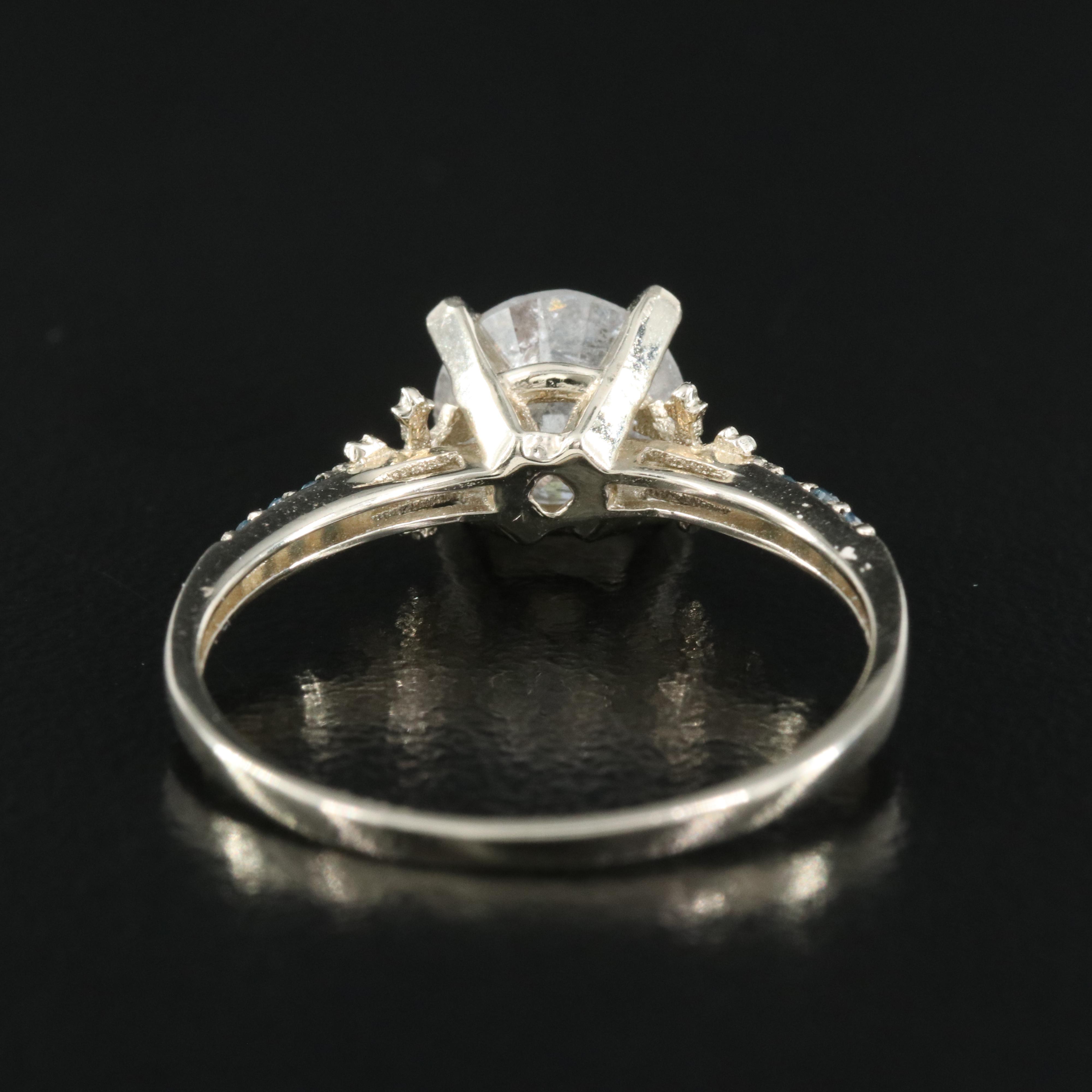 14K 1.32 CTW Diamond Ring with Snowflake Detail