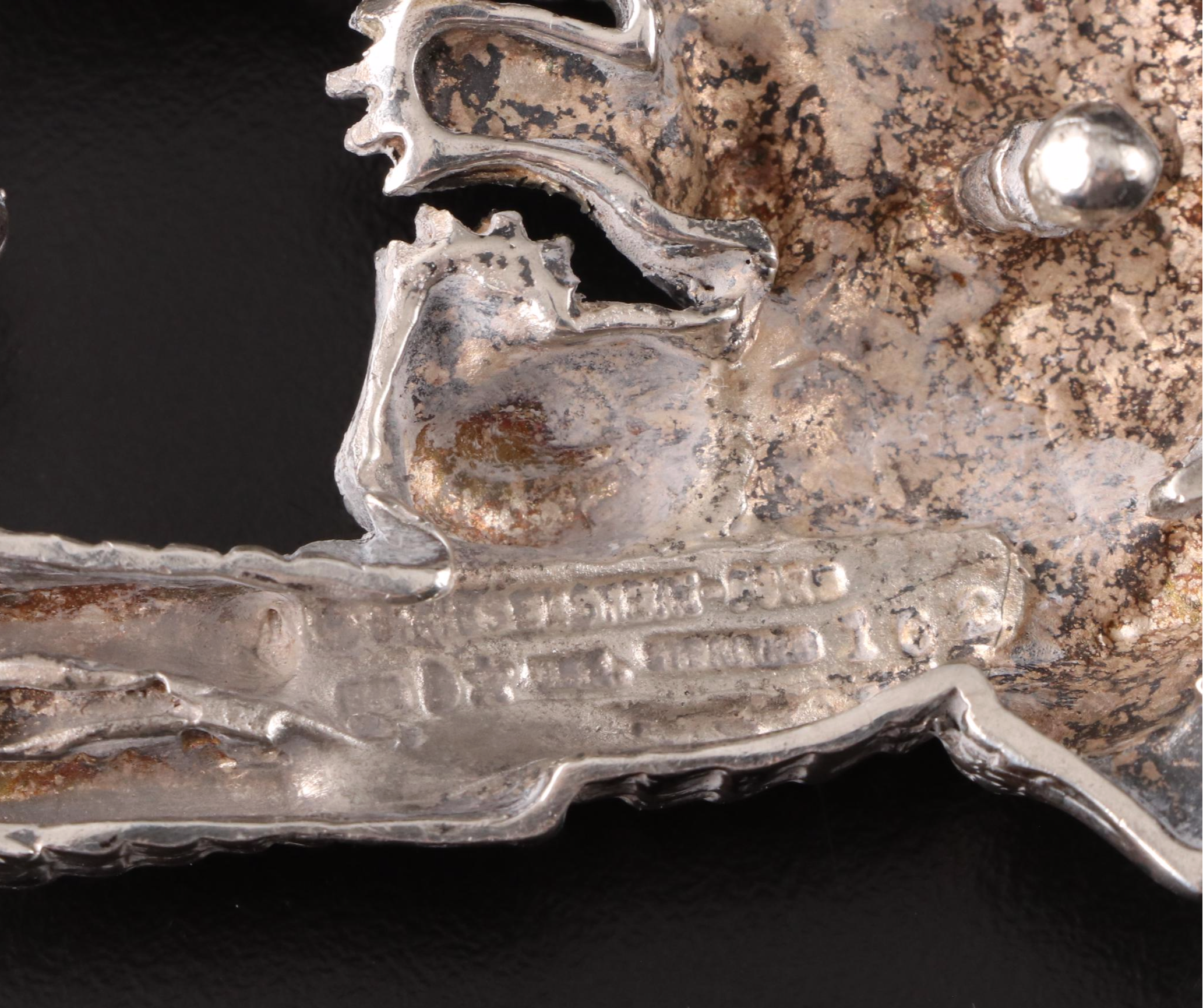 Barry Kieselstein-Cord Sterling Silver Alligator Small Belt Buckle