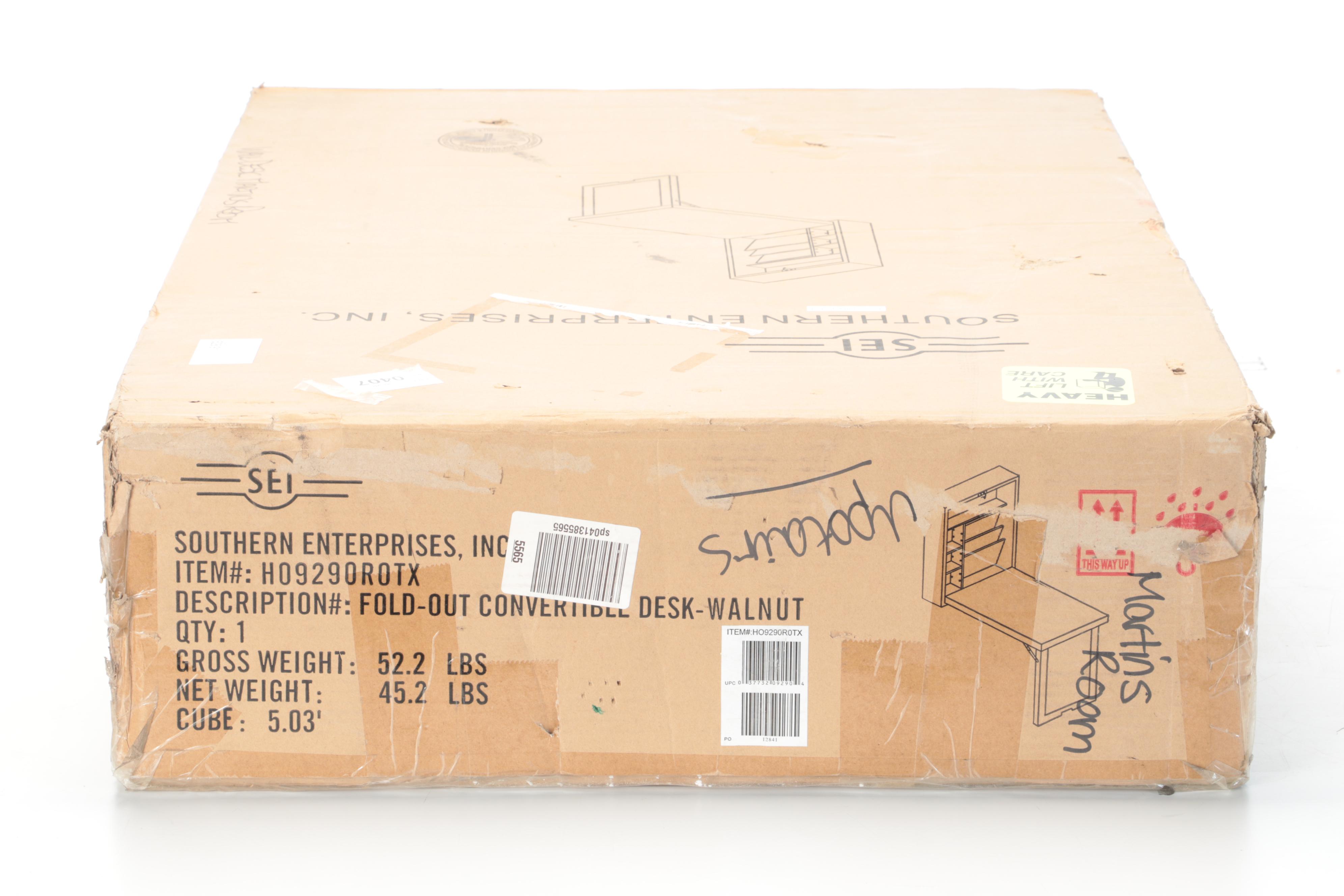 Southern Enterprises Convertable Wall Mount Desk