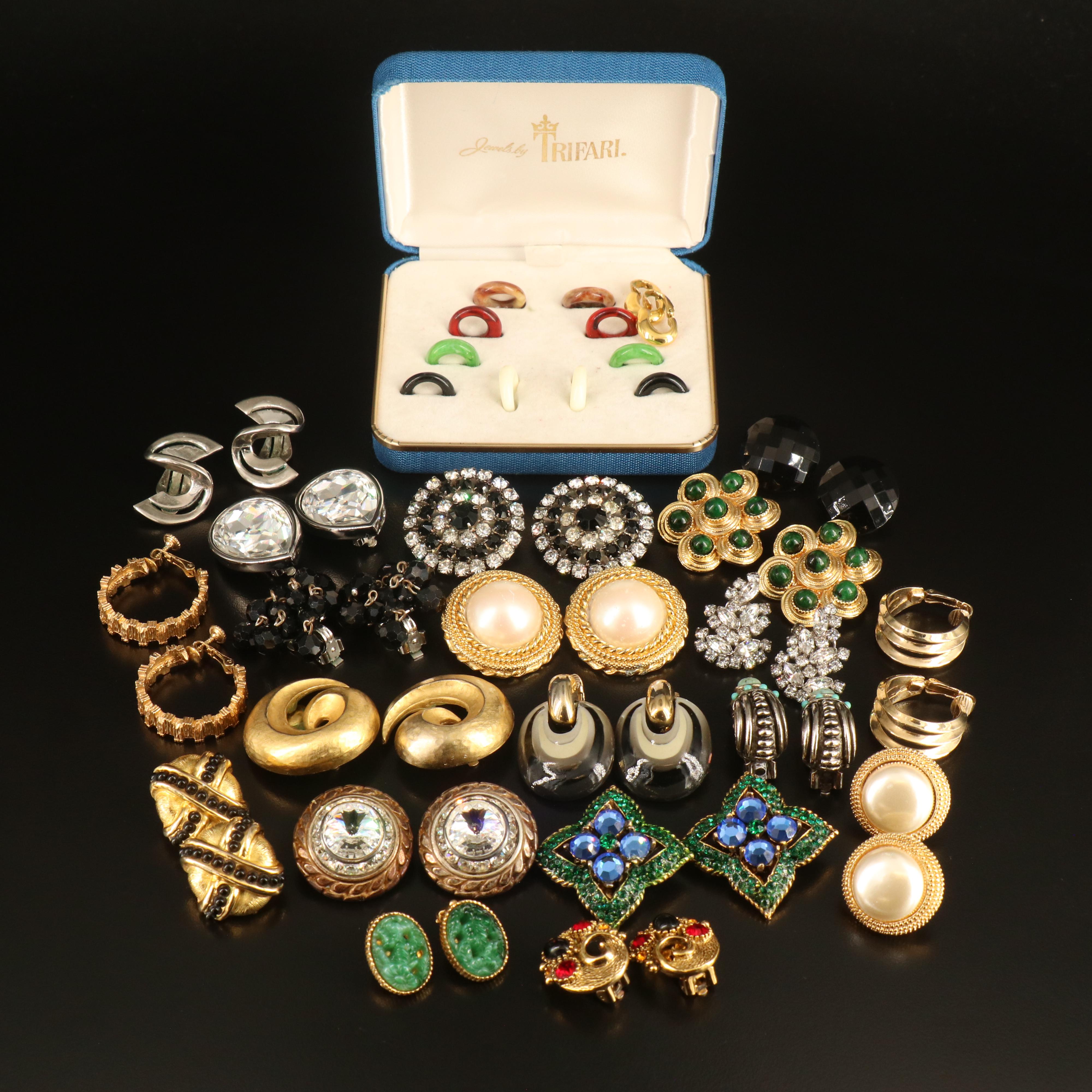 Givenchy, Jay Feinberg and a Trifari Set Featured in Earring Collection