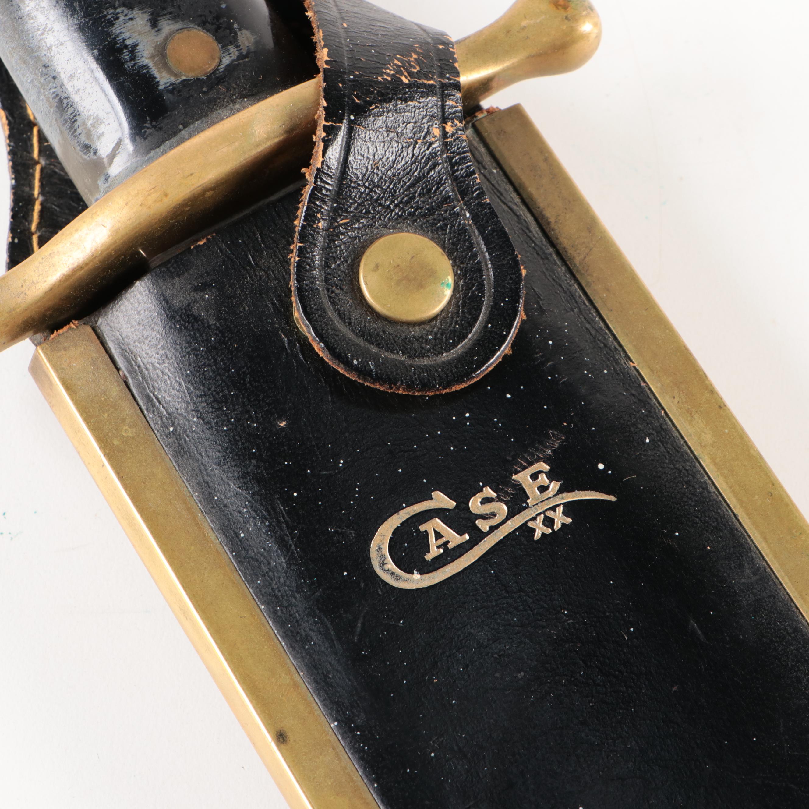 Case® Bowie Fixed Blade Knife with Leather Sheath