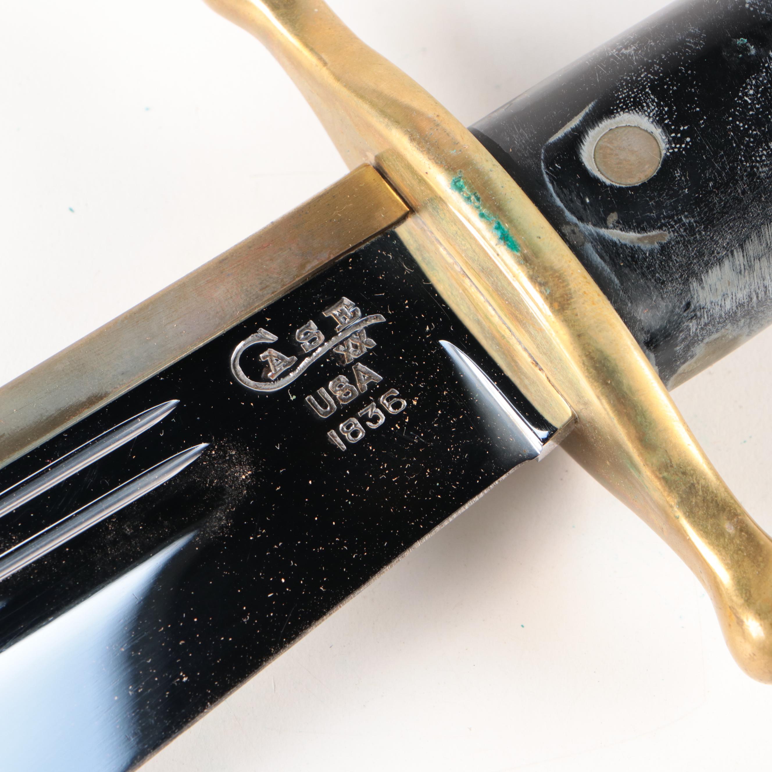 Case® Bowie Fixed Blade Knife with Leather Sheath