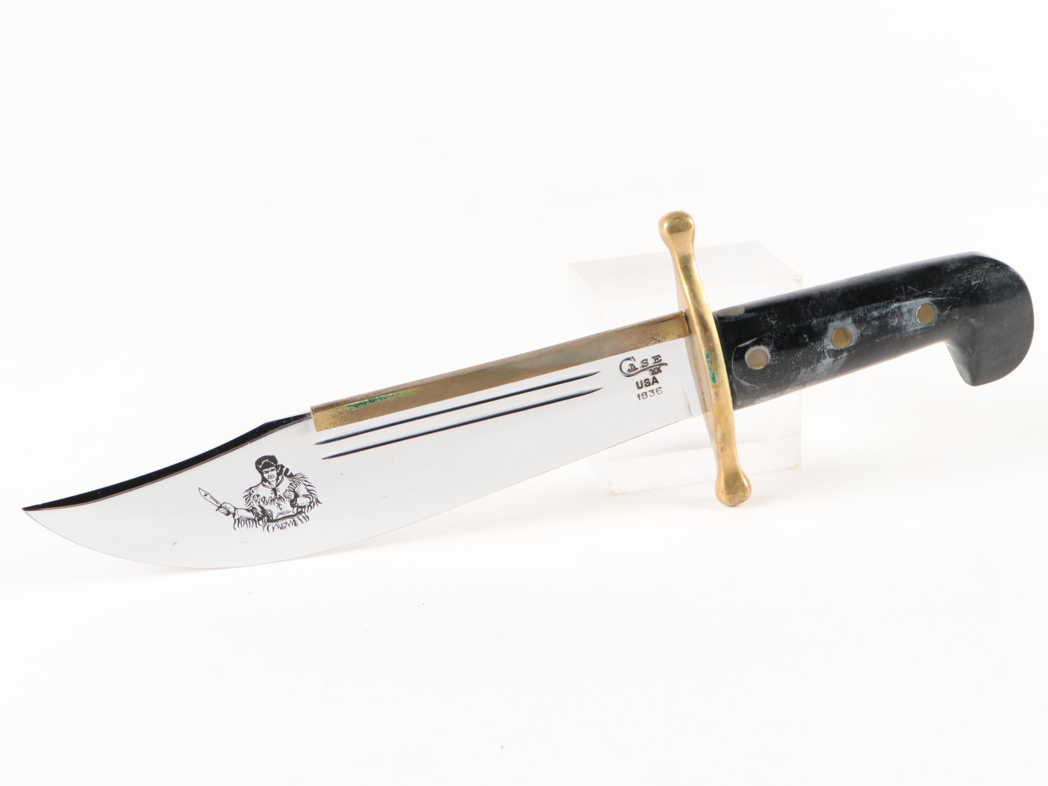 Case® Bowie Fixed Blade Knife with Leather Sheath