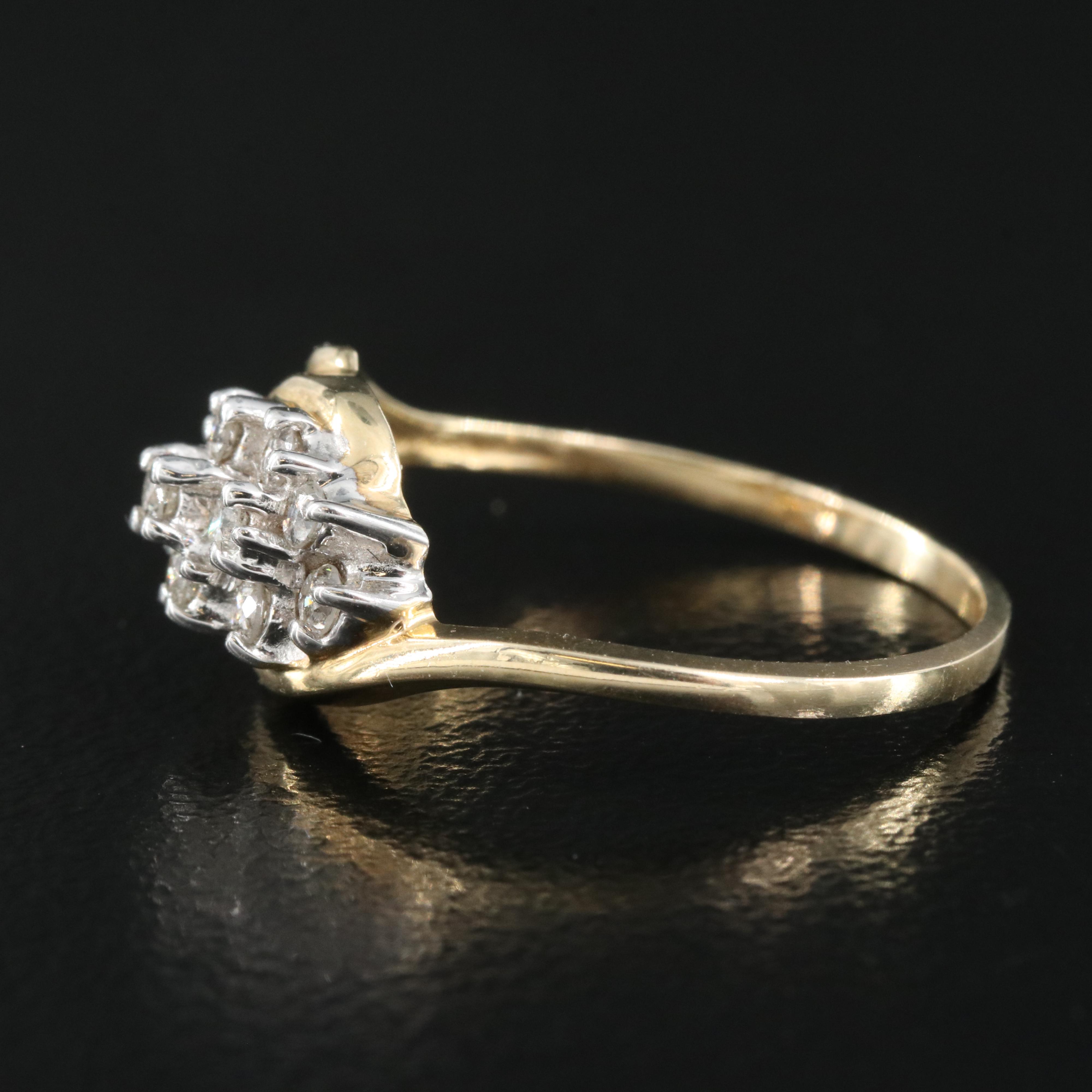 10K 0.24 CTW Diamond Ring