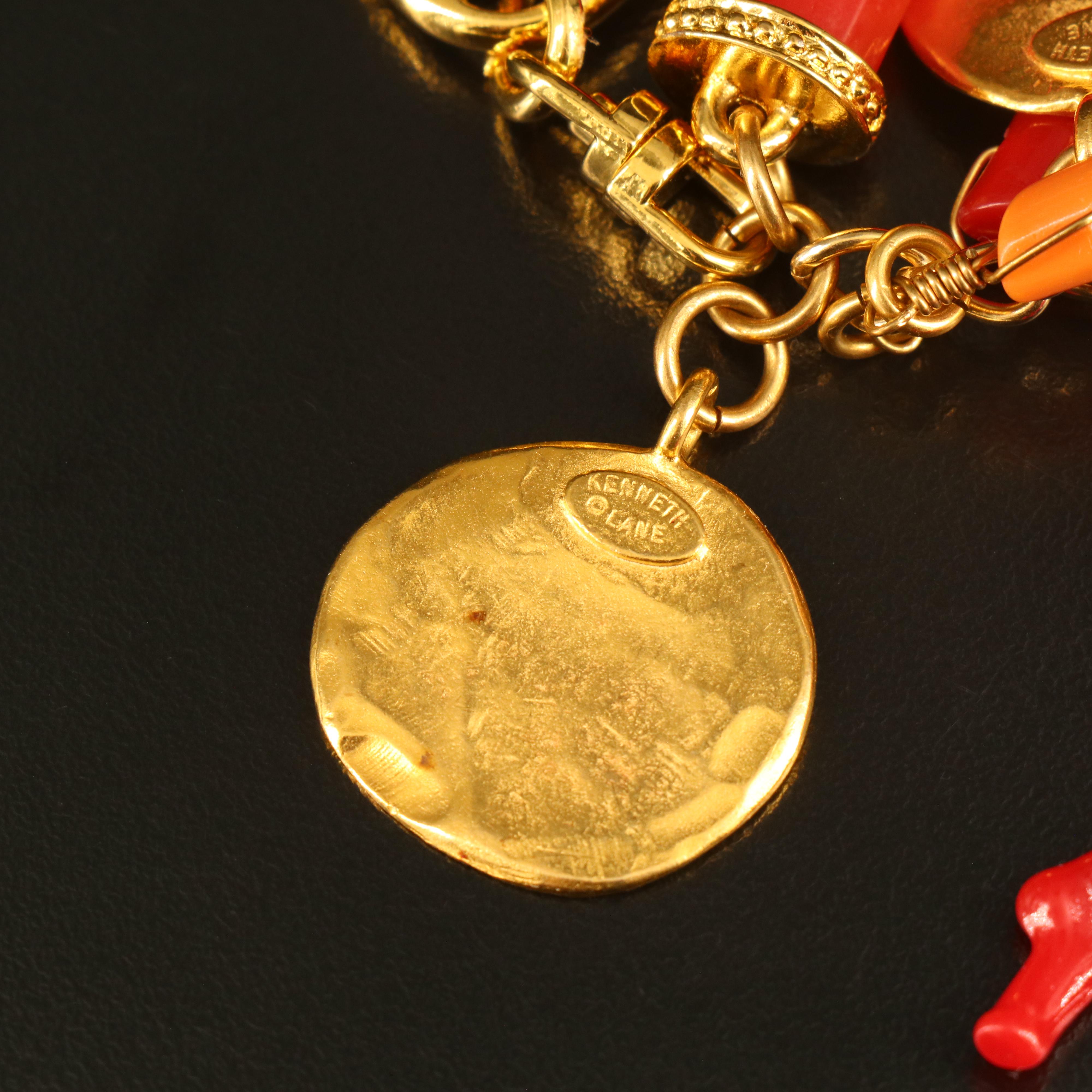 Kenneth Jay Lane Featured in Bracelet, Necklace and Keychain Collection