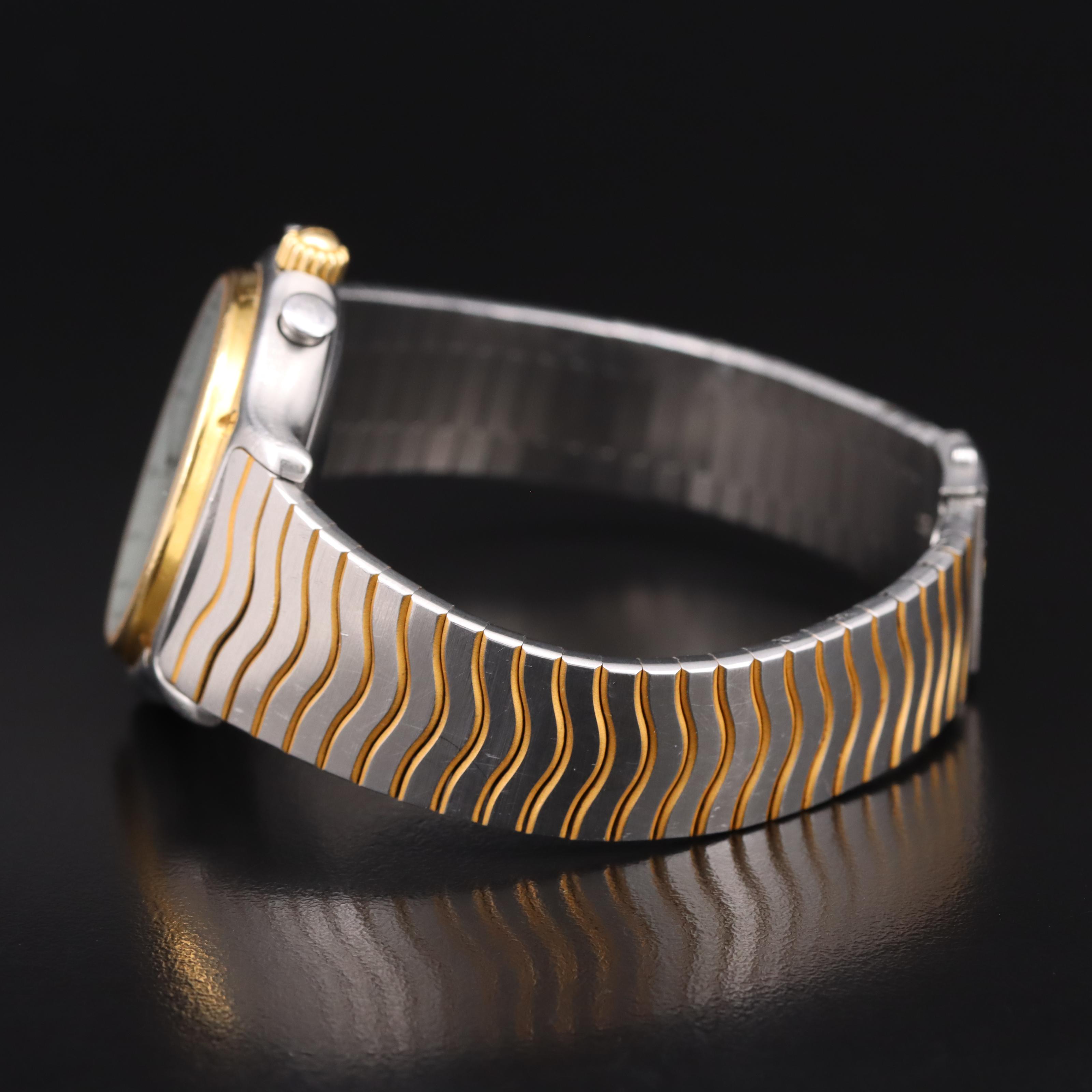 18K and Stainless Steel Ebel 1911 Automatic Chronograph "El Primero" Watch