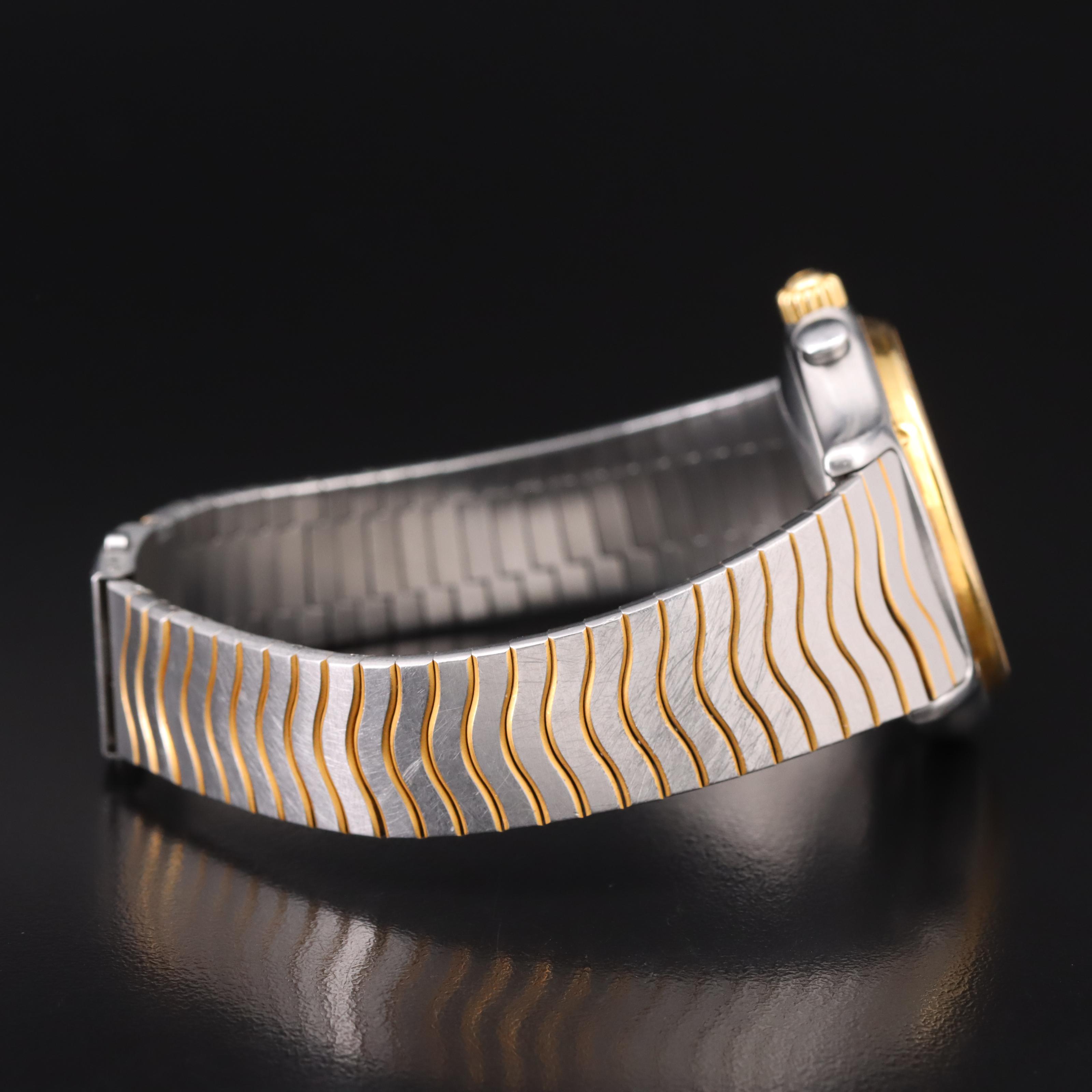 18K and Stainless Steel Ebel 1911 Automatic Chronograph "El Primero" Watch