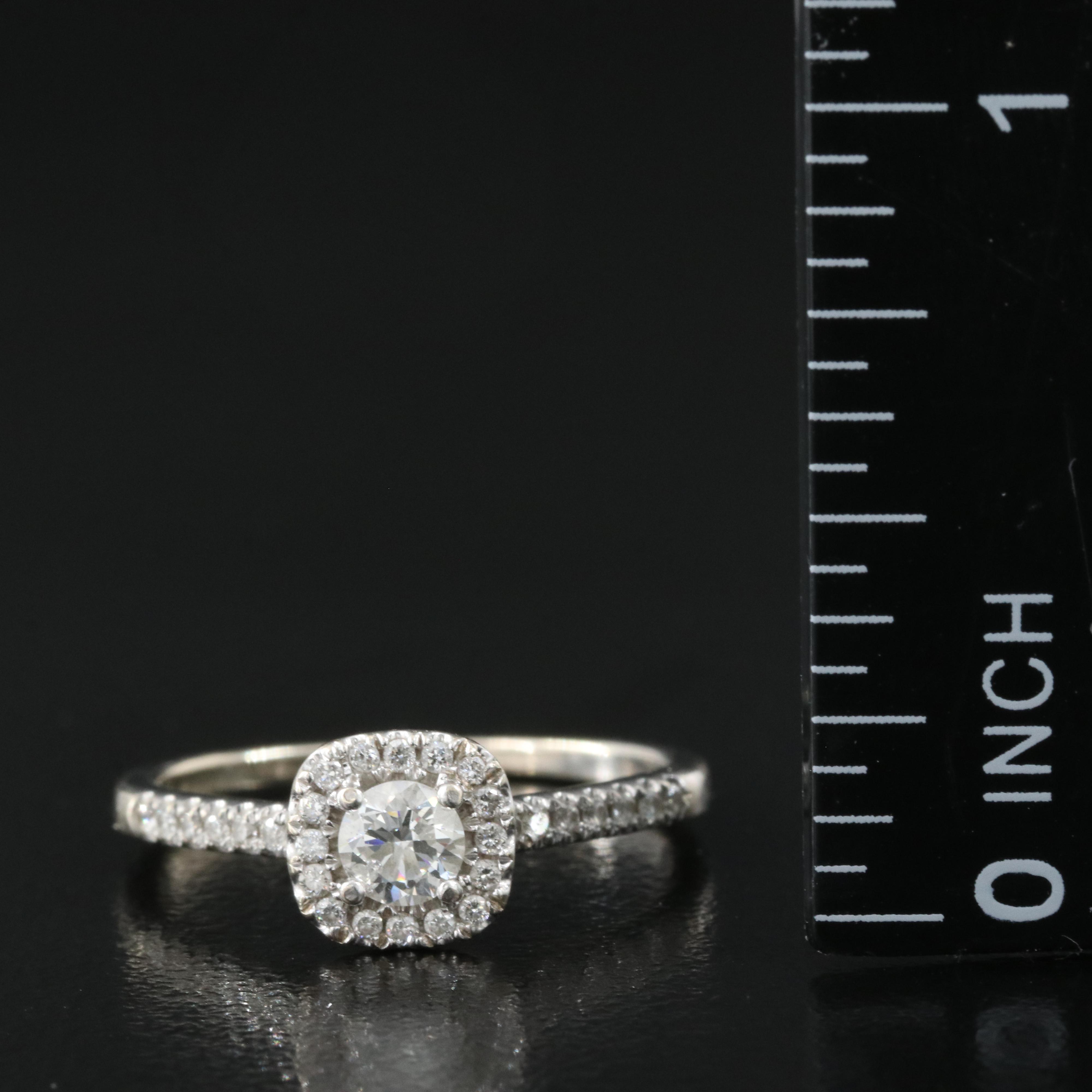 14K 0.39 CTW Diamond Ring