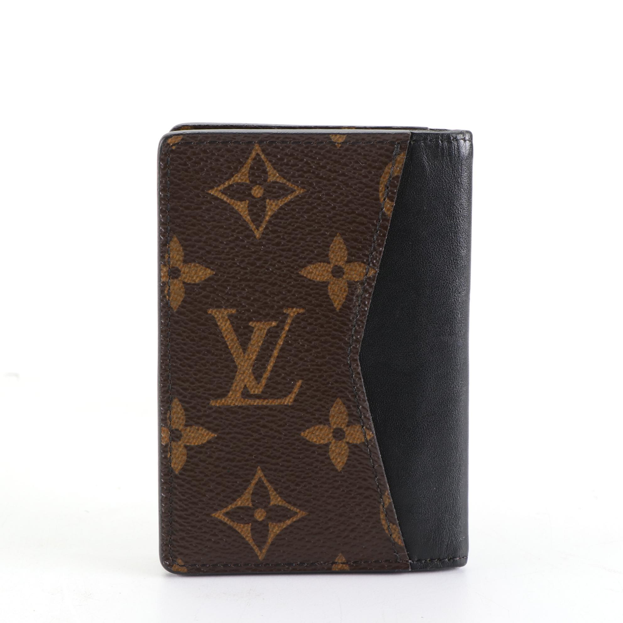 Louis Vuitton  Macassar Pocket Organizer in Monogram Canvas and Leather