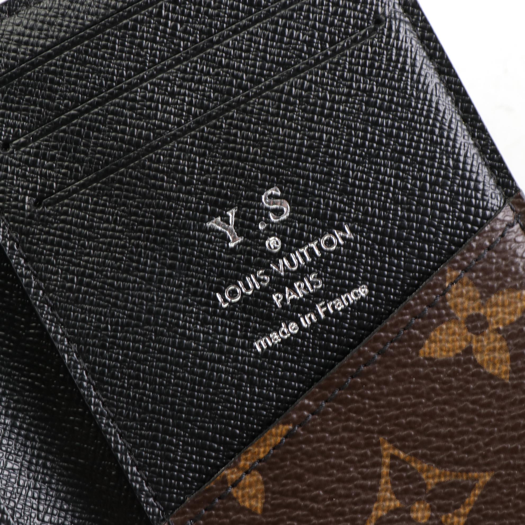 Louis Vuitton  Macassar Pocket Organizer in Monogram Canvas and Leather
