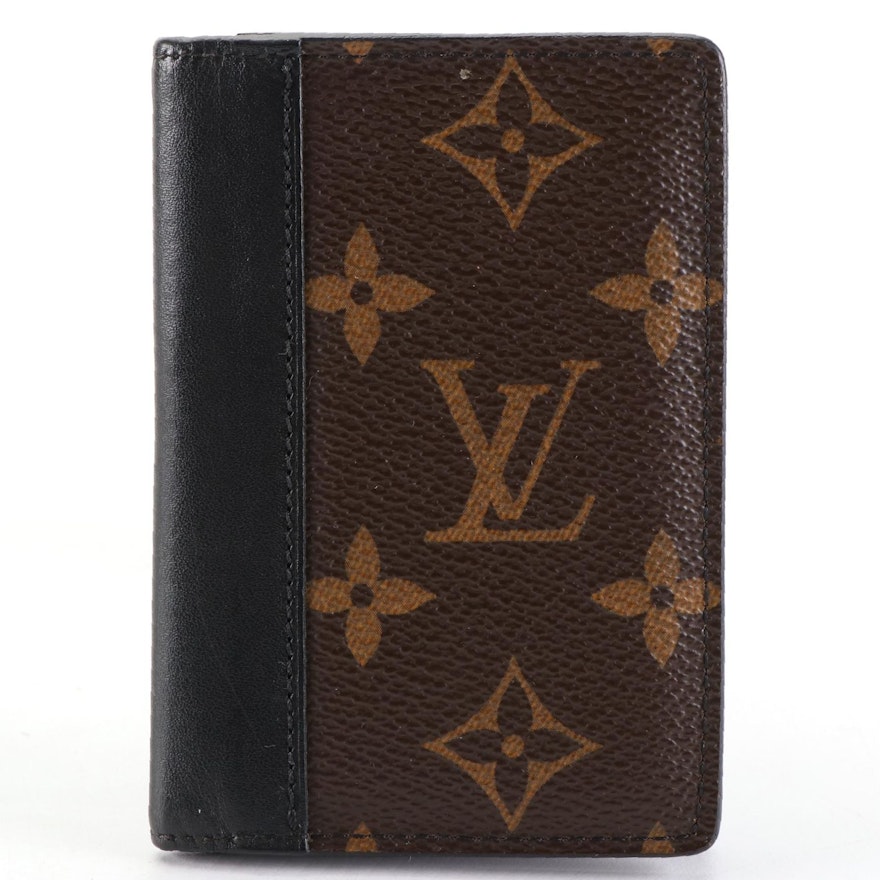 Louis Vuitton  Macassar Pocket Organizer in Monogram Canvas and Leather