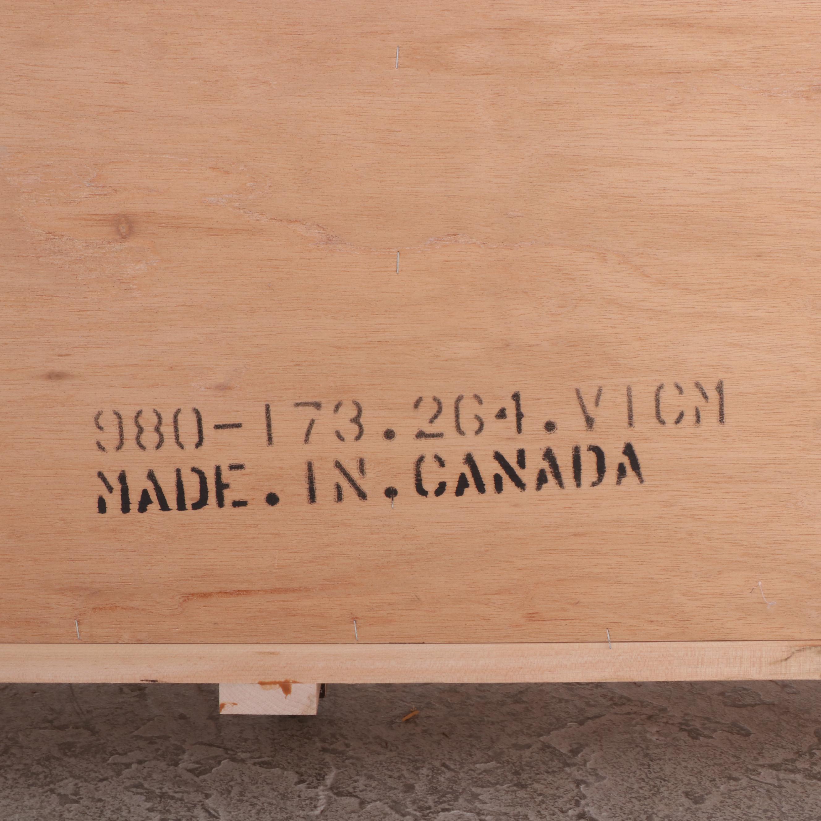 Neoclassical Style Wooden Dresser and Mirror