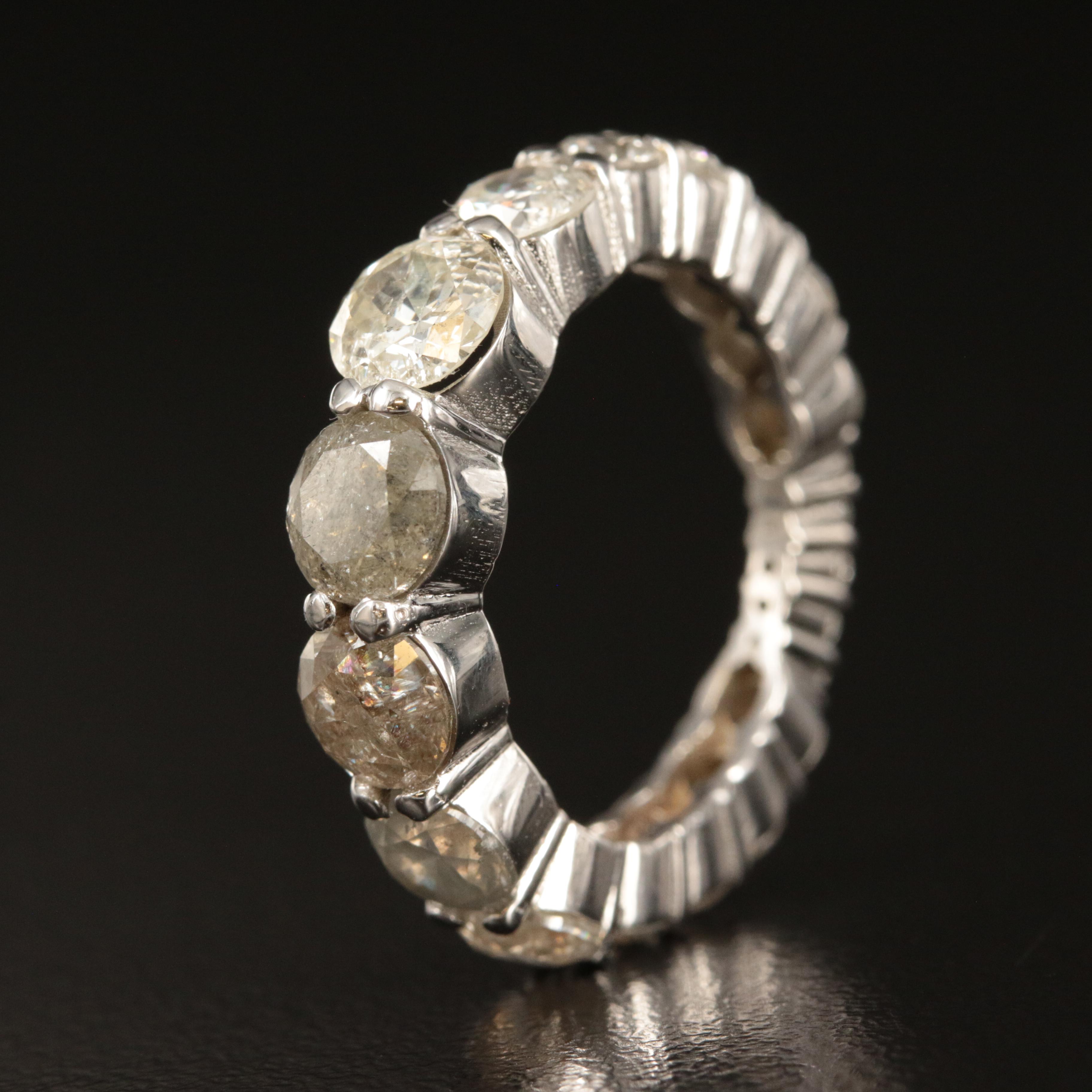 14K 4.75 CTW Diamond Graduated Eternity Band