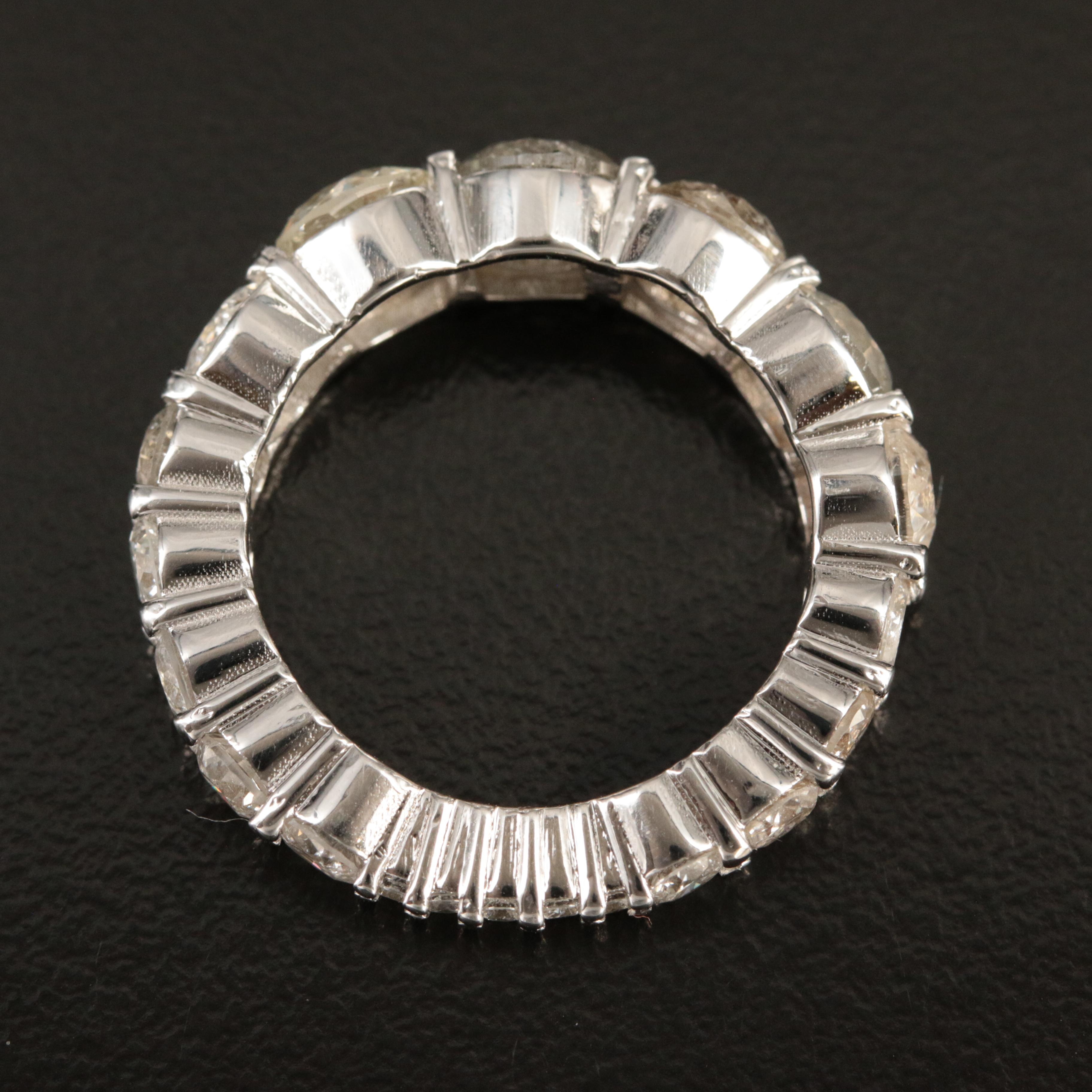 14K 4.75 CTW Diamond Graduated Eternity Band