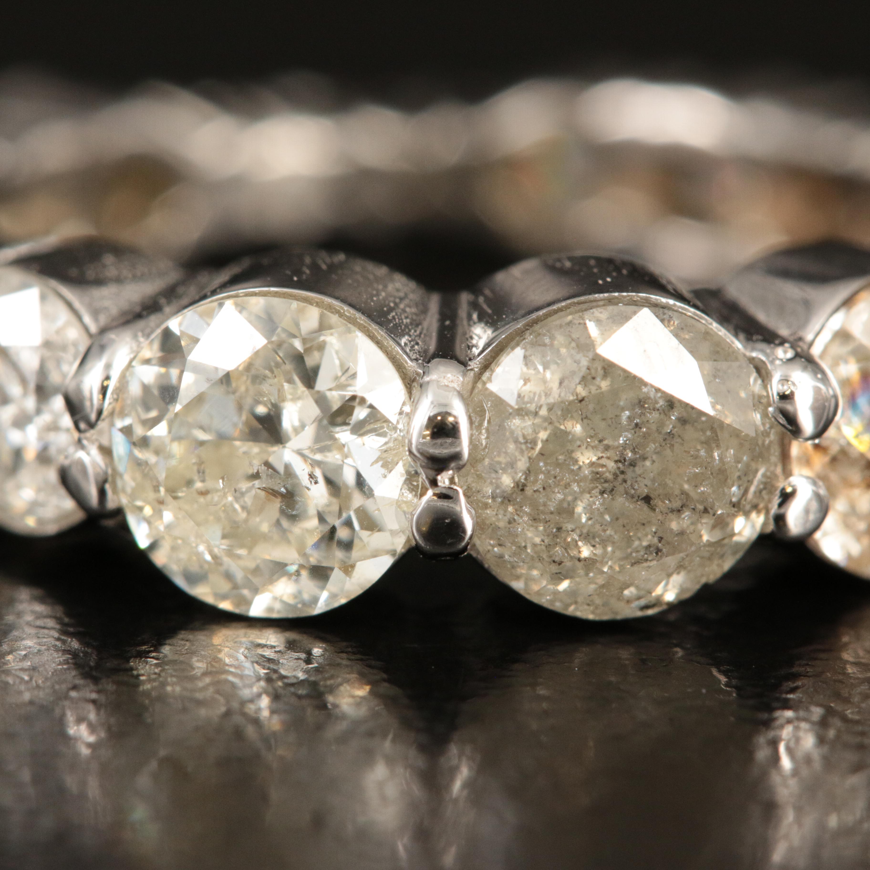 14K 4.75 CTW Diamond Graduated Eternity Band