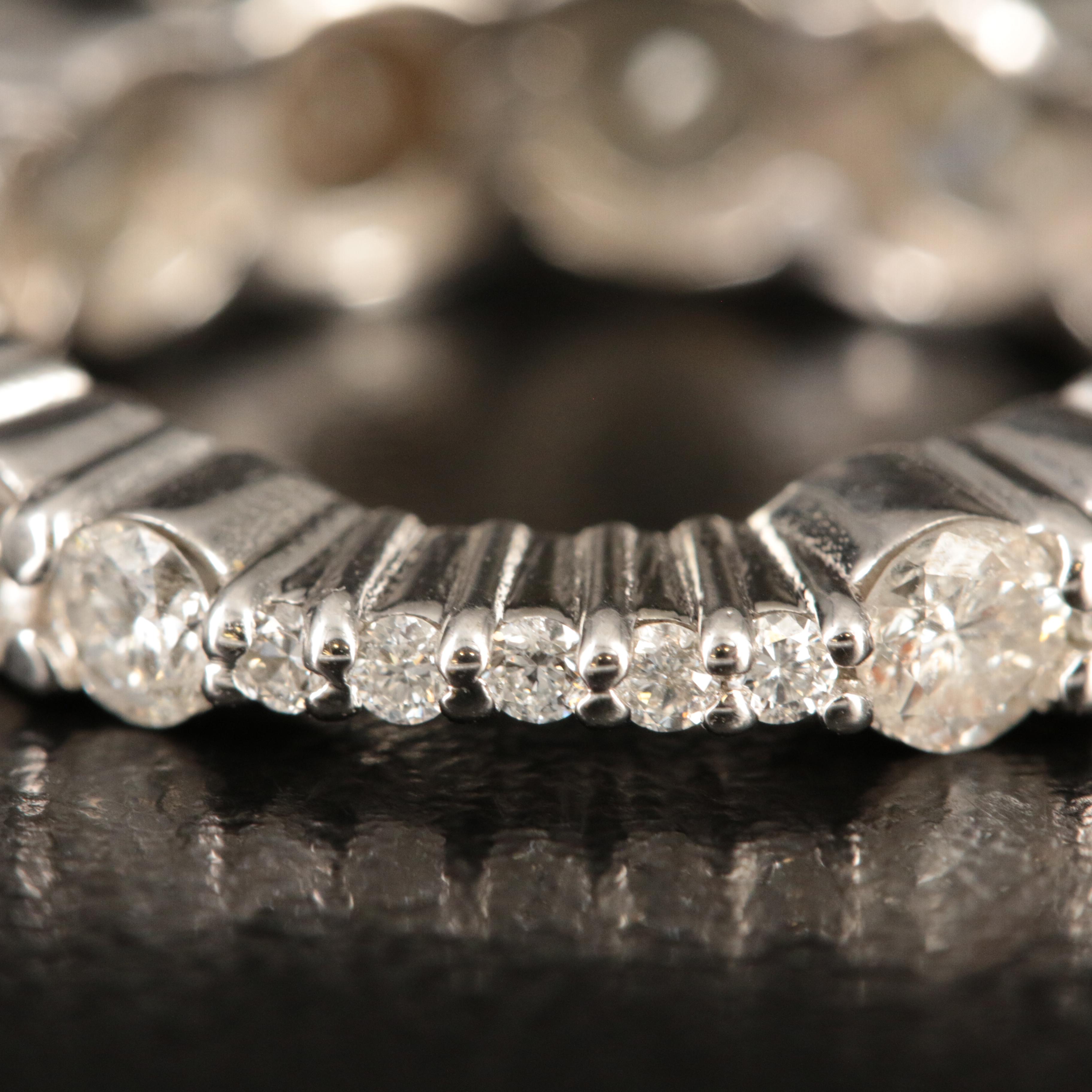 14K 4.75 CTW Diamond Graduated Eternity Band