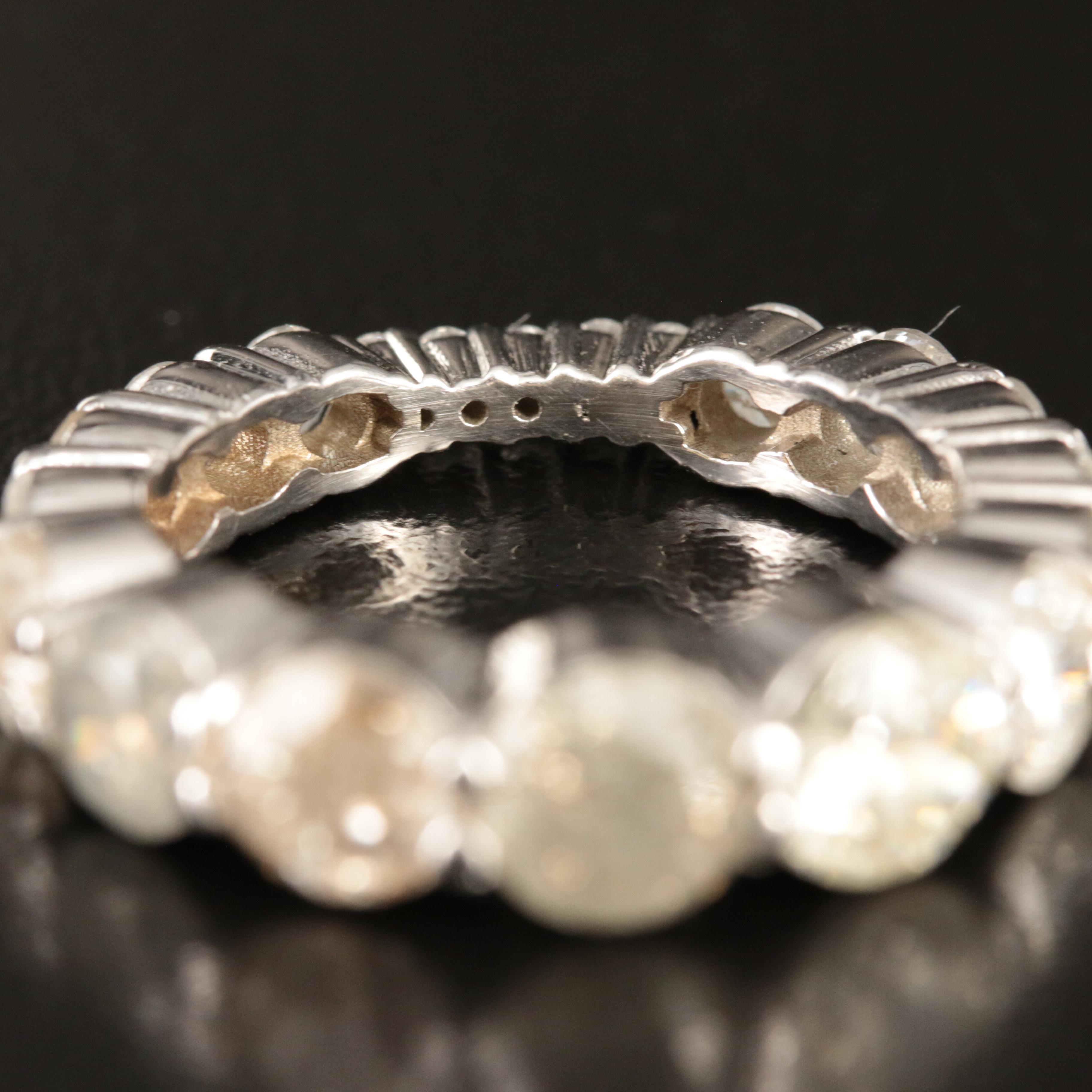 14K 4.75 CTW Diamond Graduated Eternity Band