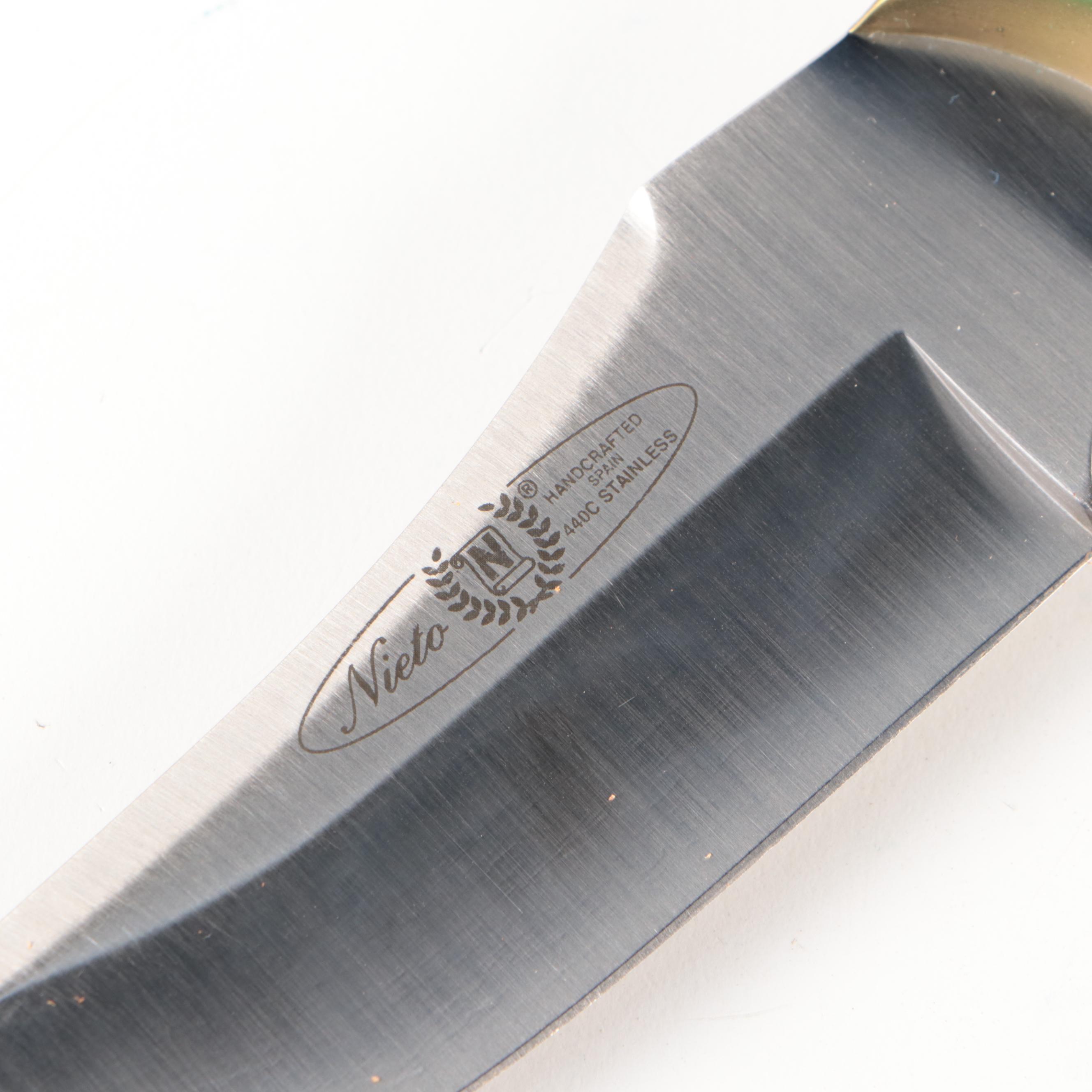 Nieto Fixed Blade Knife with Leather Sheath