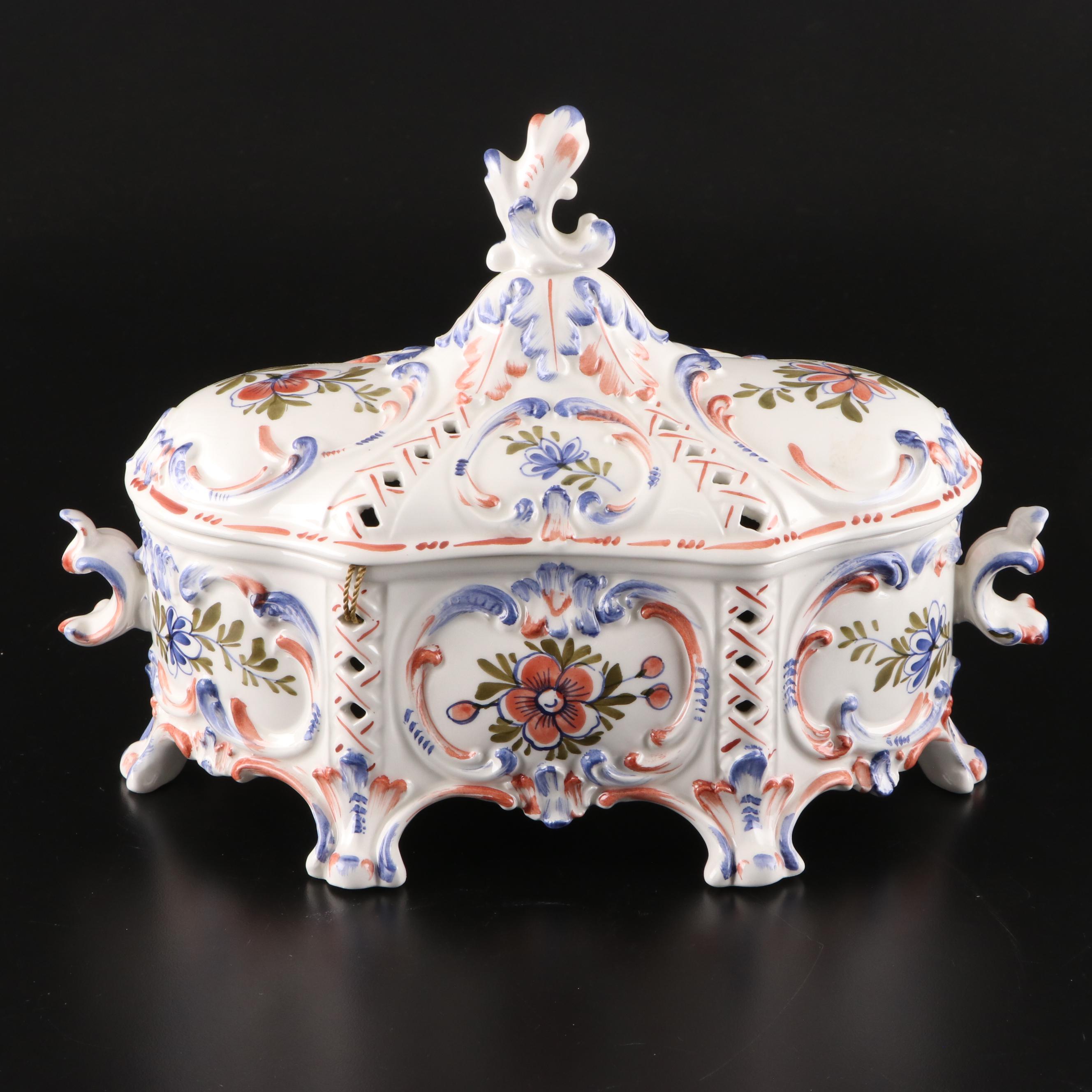 Schumann German Porcelain Tazza with Other Tableware and Accessories