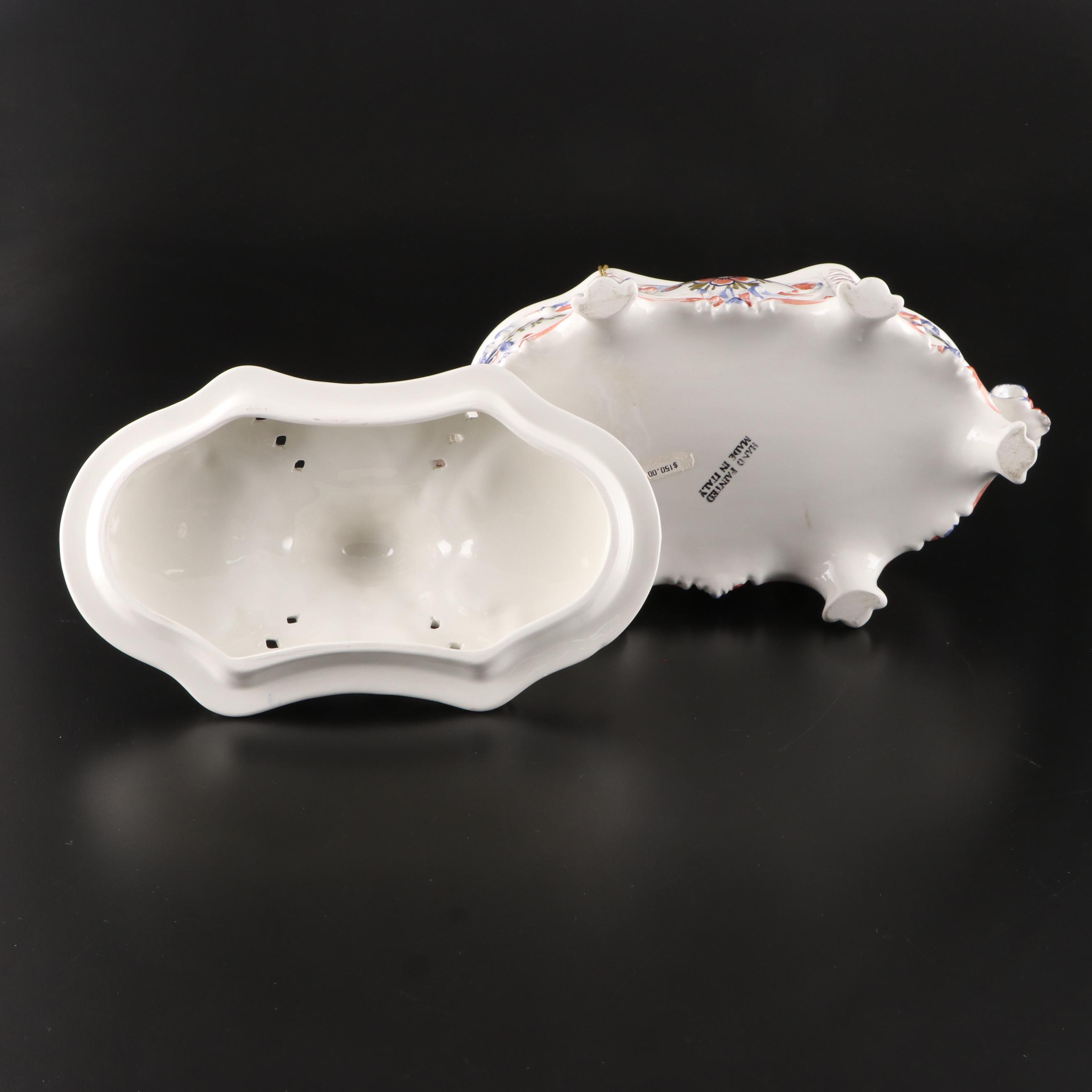 Schumann German Porcelain Tazza with Other Tableware and Accessories