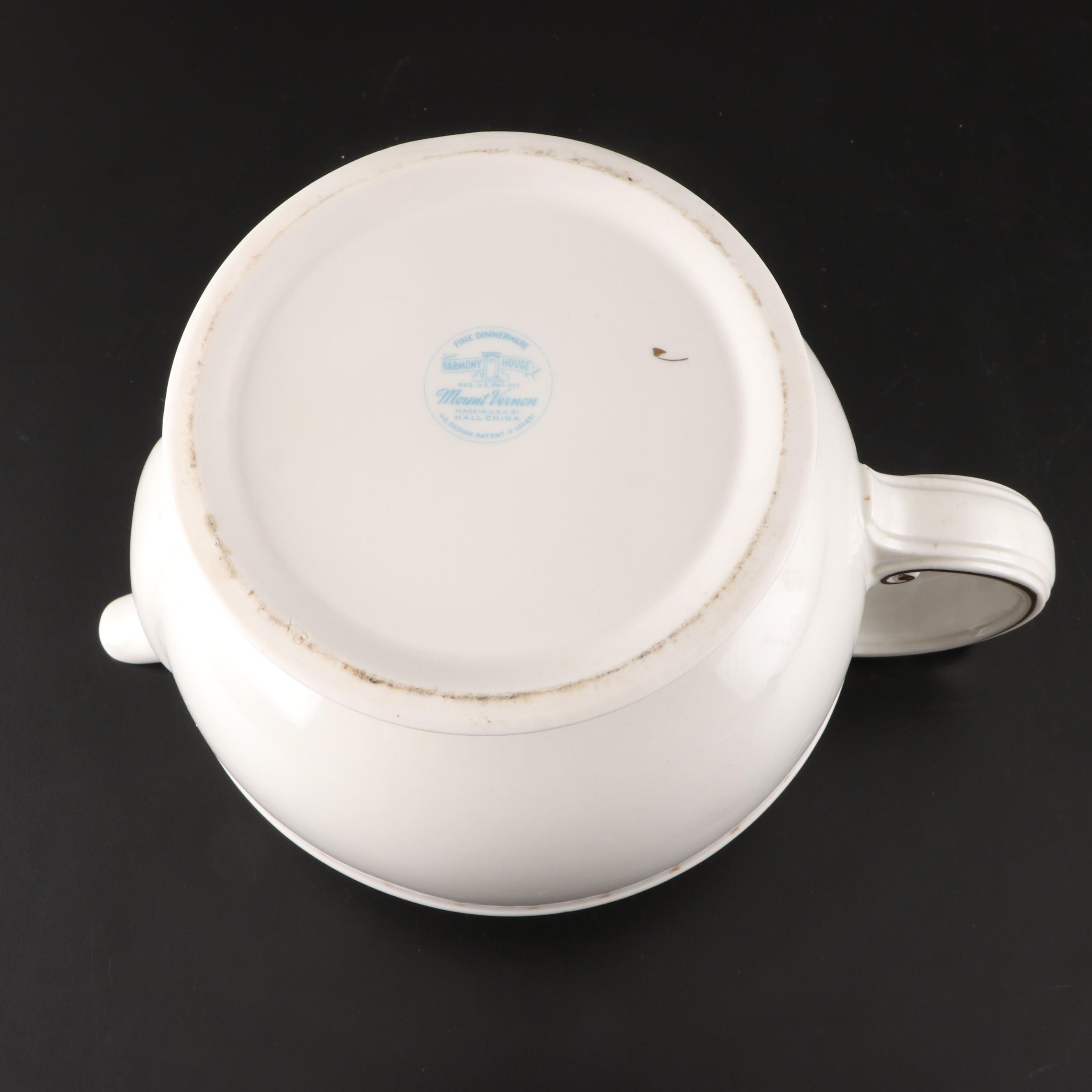 Schumann German Porcelain Tazza with Other Tableware and Accessories