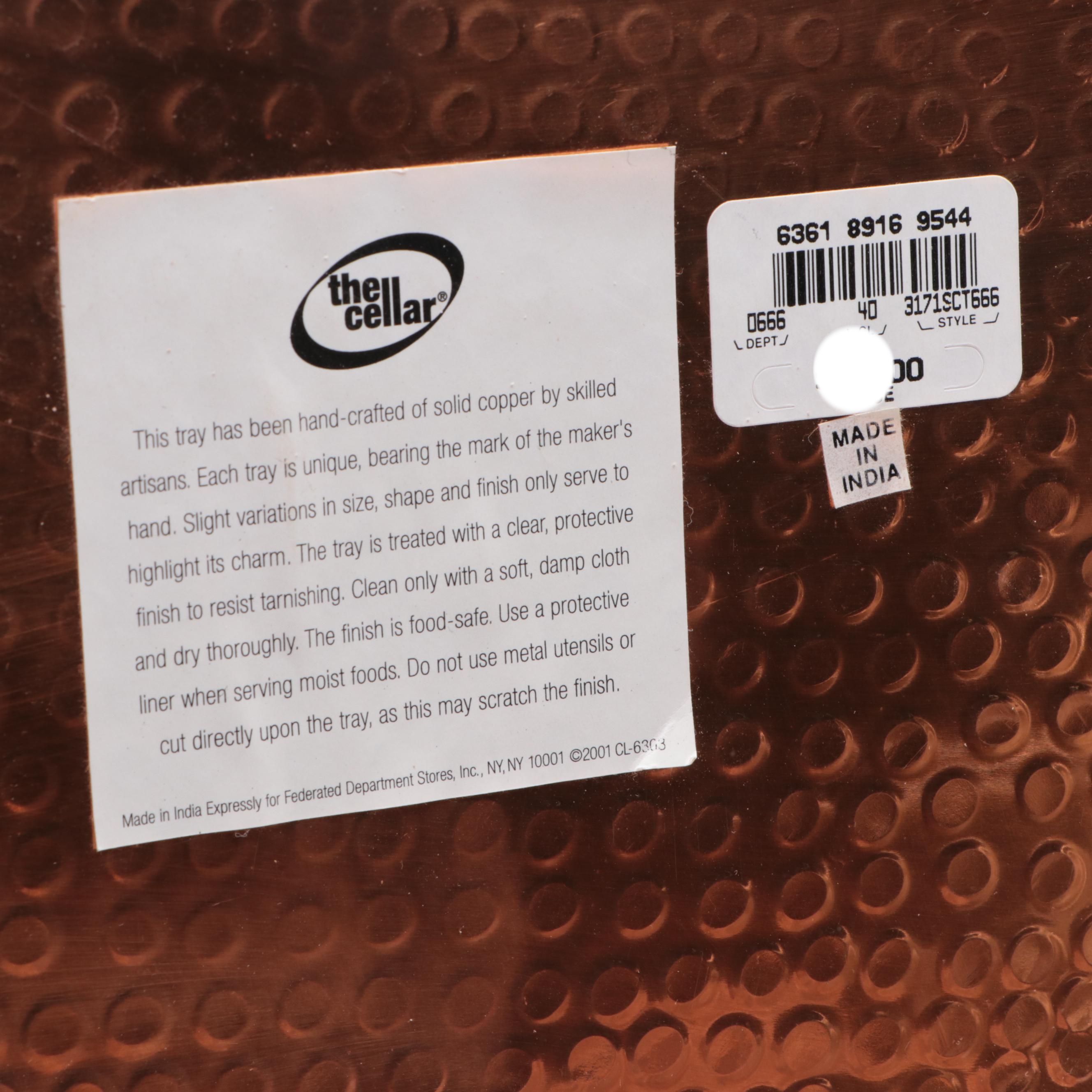 Stags Head Metal Centerpiece Bowl, Copper Tray, and More