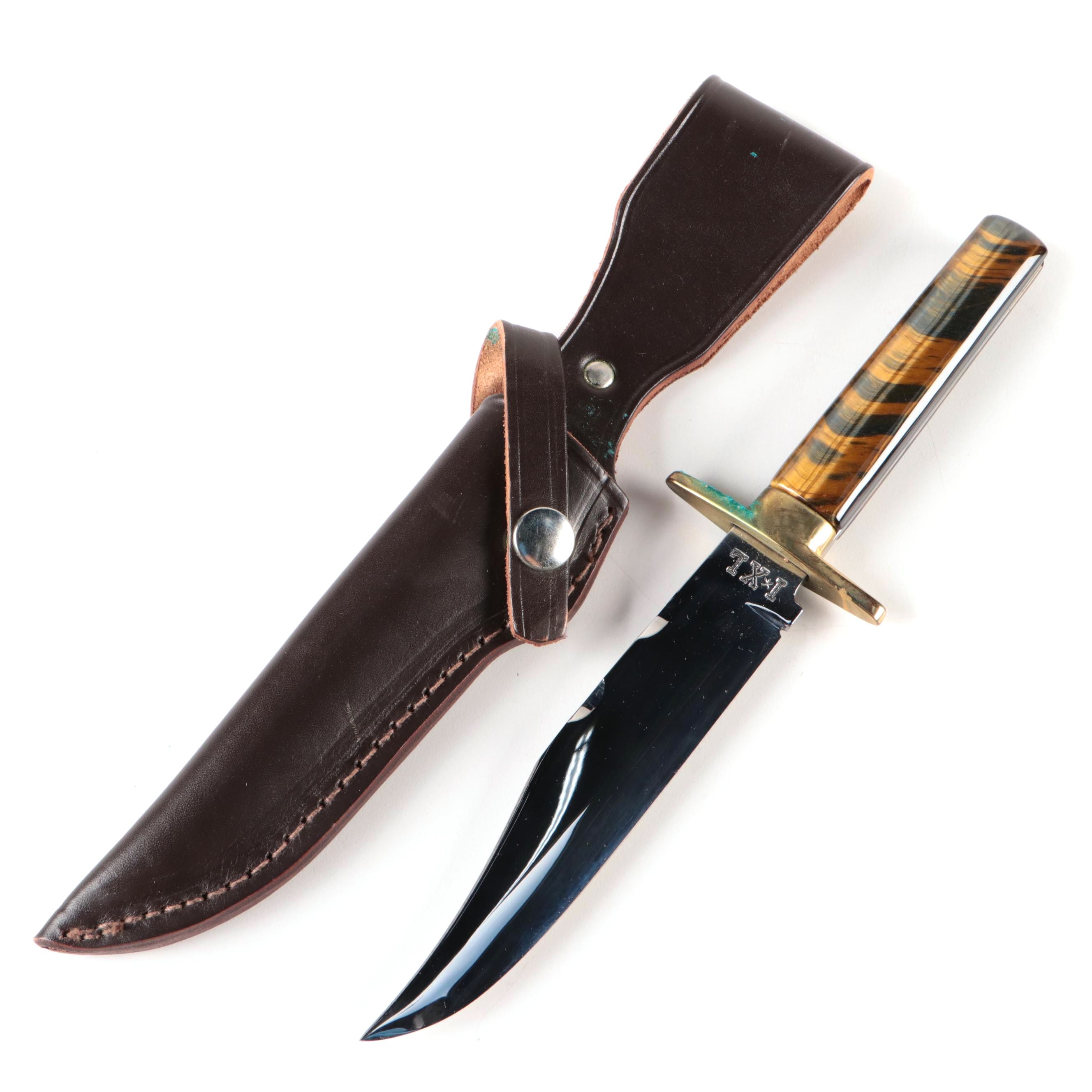 IXL Wostenholm Fixed Blade Knife with Leather Sheath