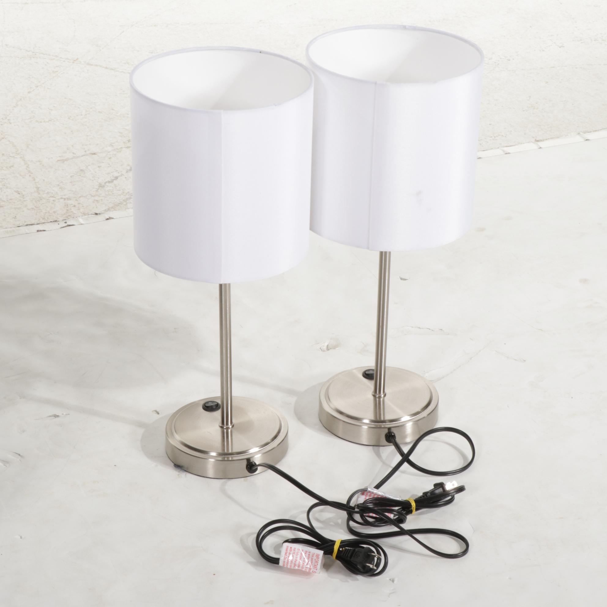 Simi Inflatable Chair With Multicolor LEDs, Brushed Nickel USB Lamps and More