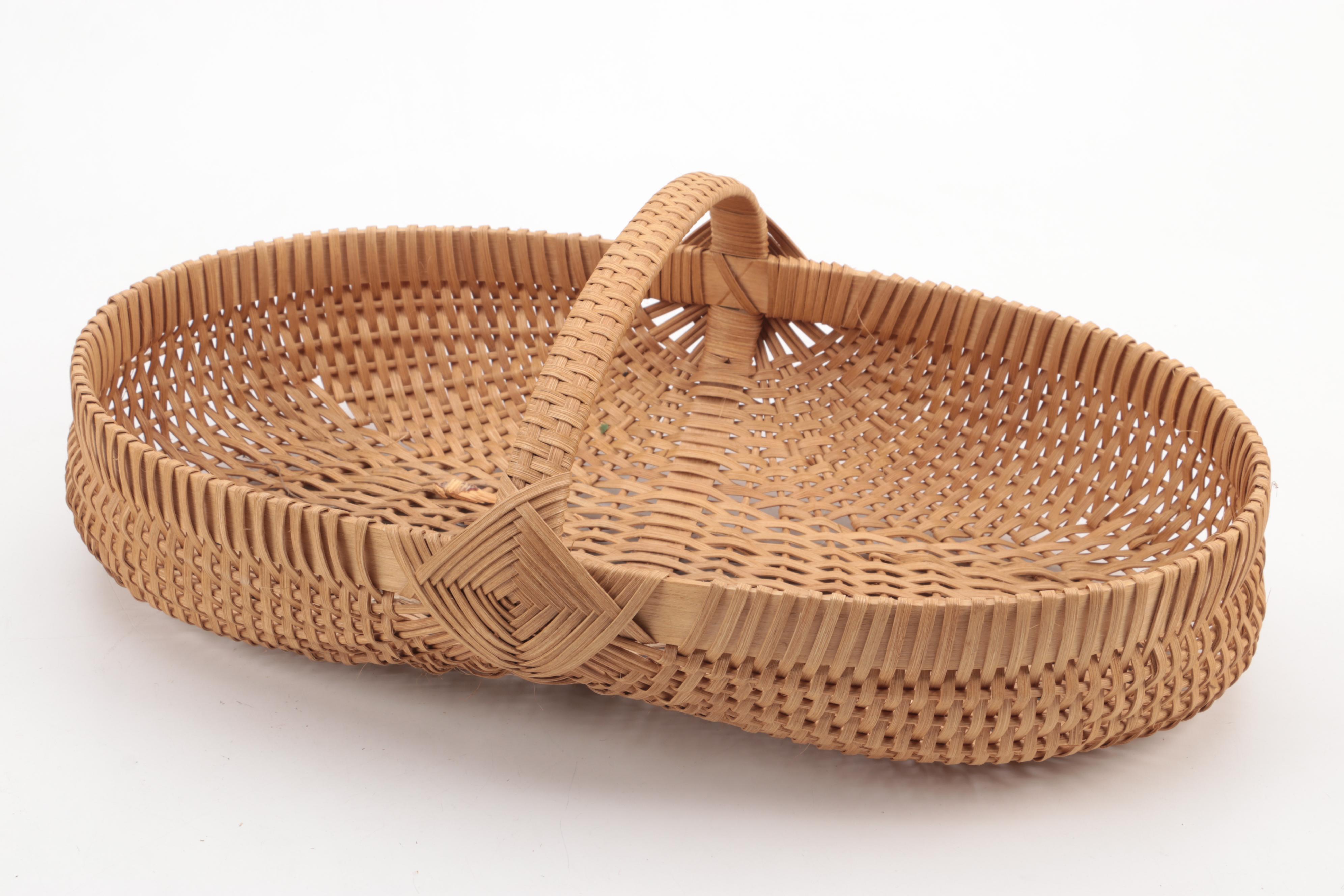 Handwoven Baskets, Turned Wood Dough Bowl, and More