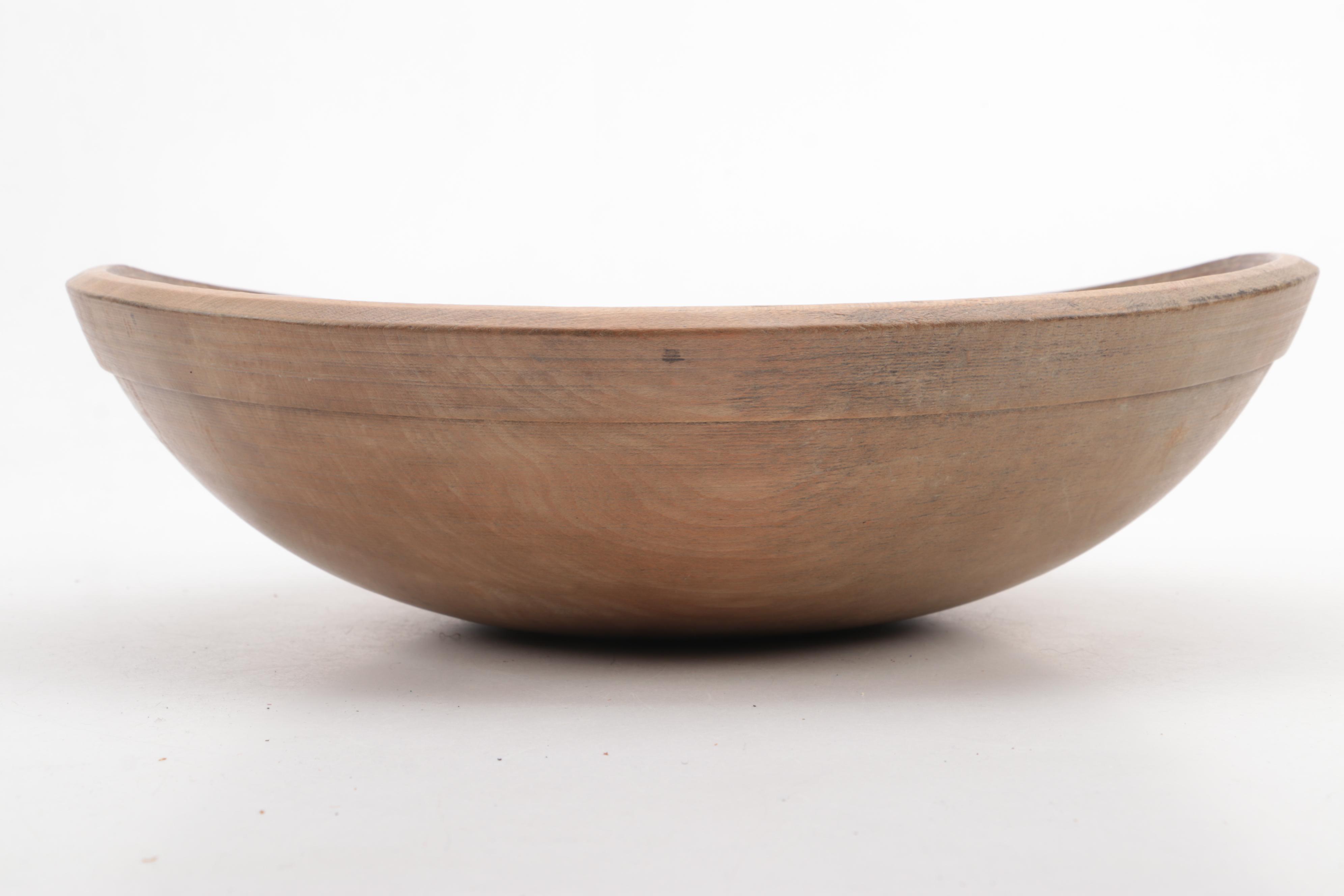 Handwoven Baskets, Turned Wood Dough Bowl, and More