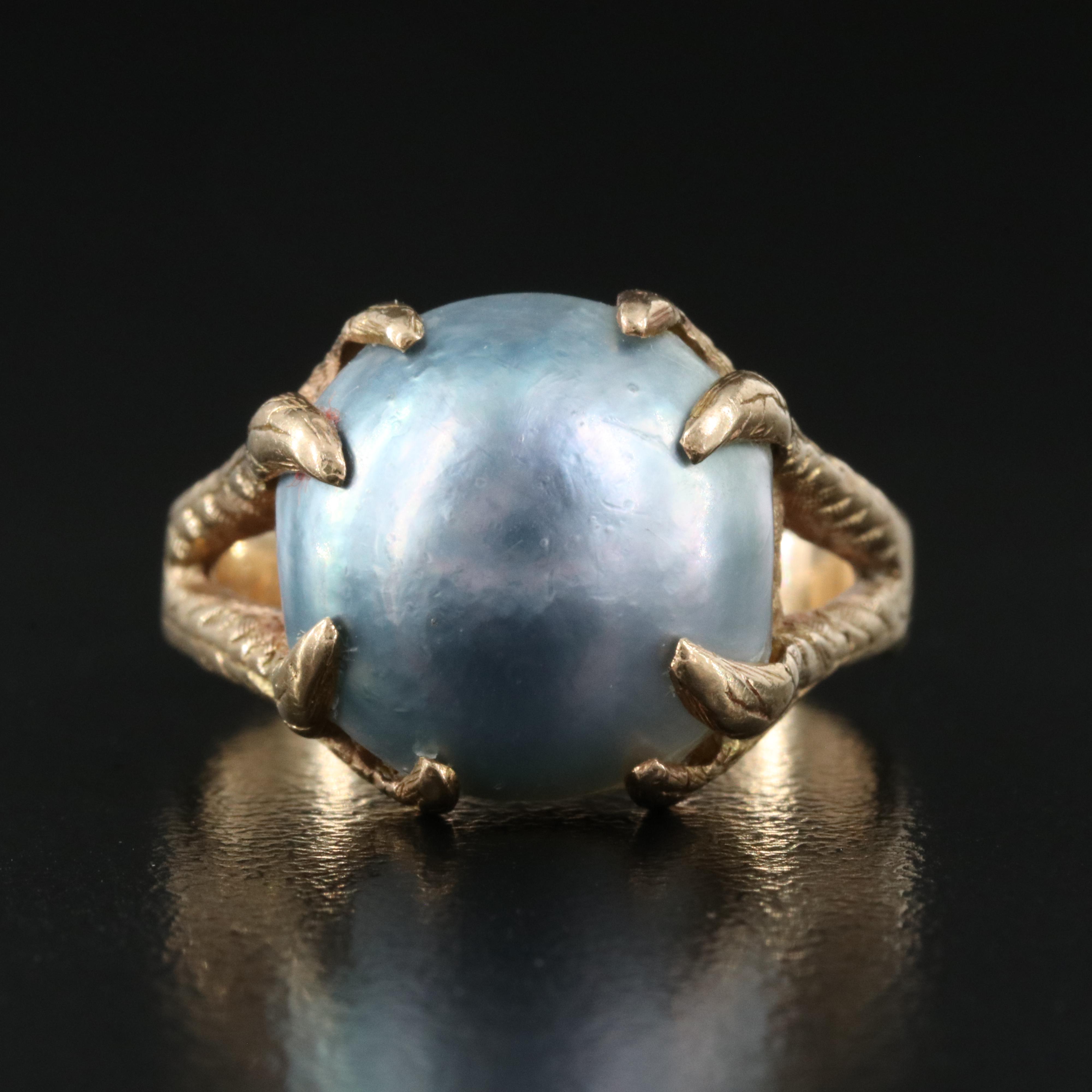 14K 13.75 mm Pearl Ring