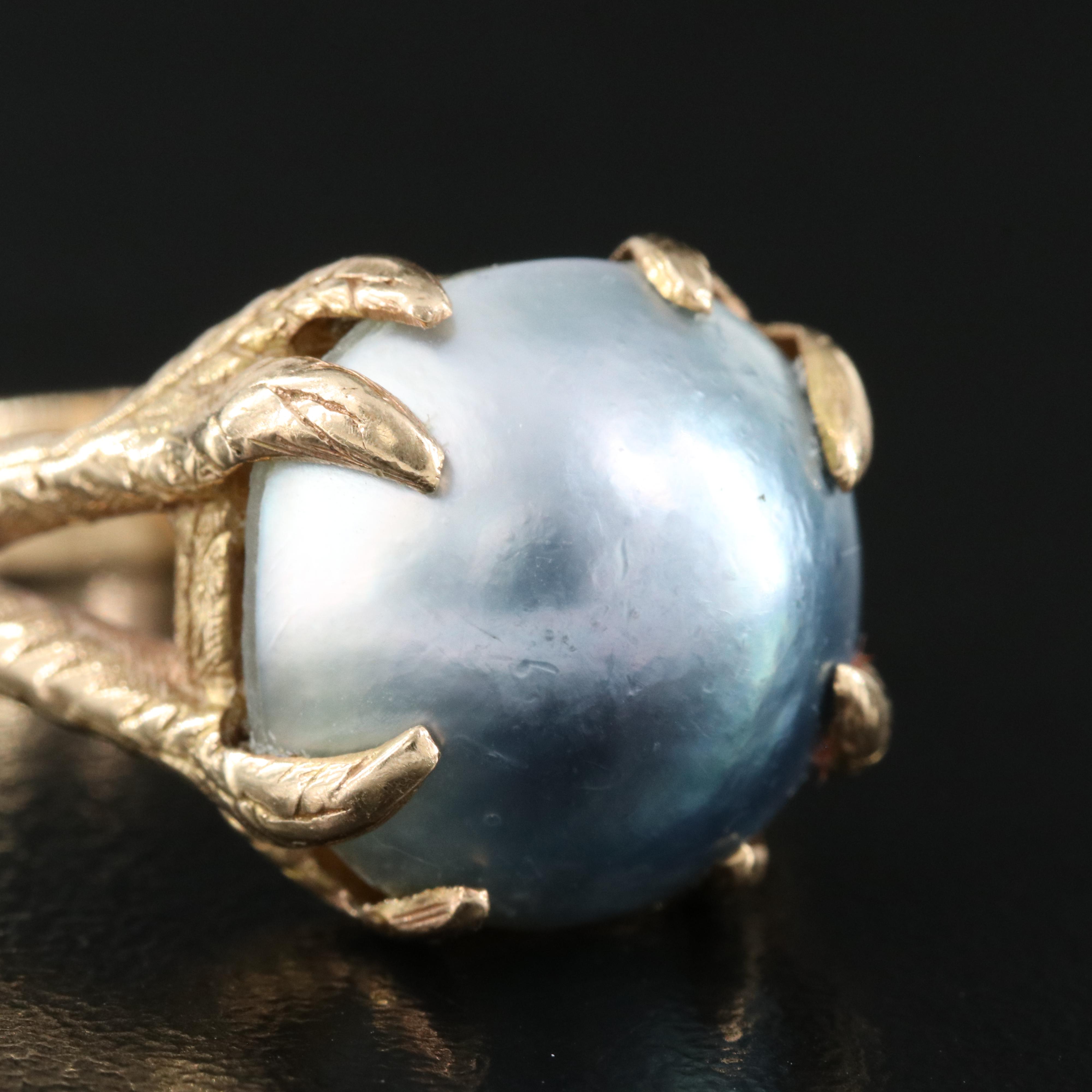 14K 13.75 mm Pearl Ring