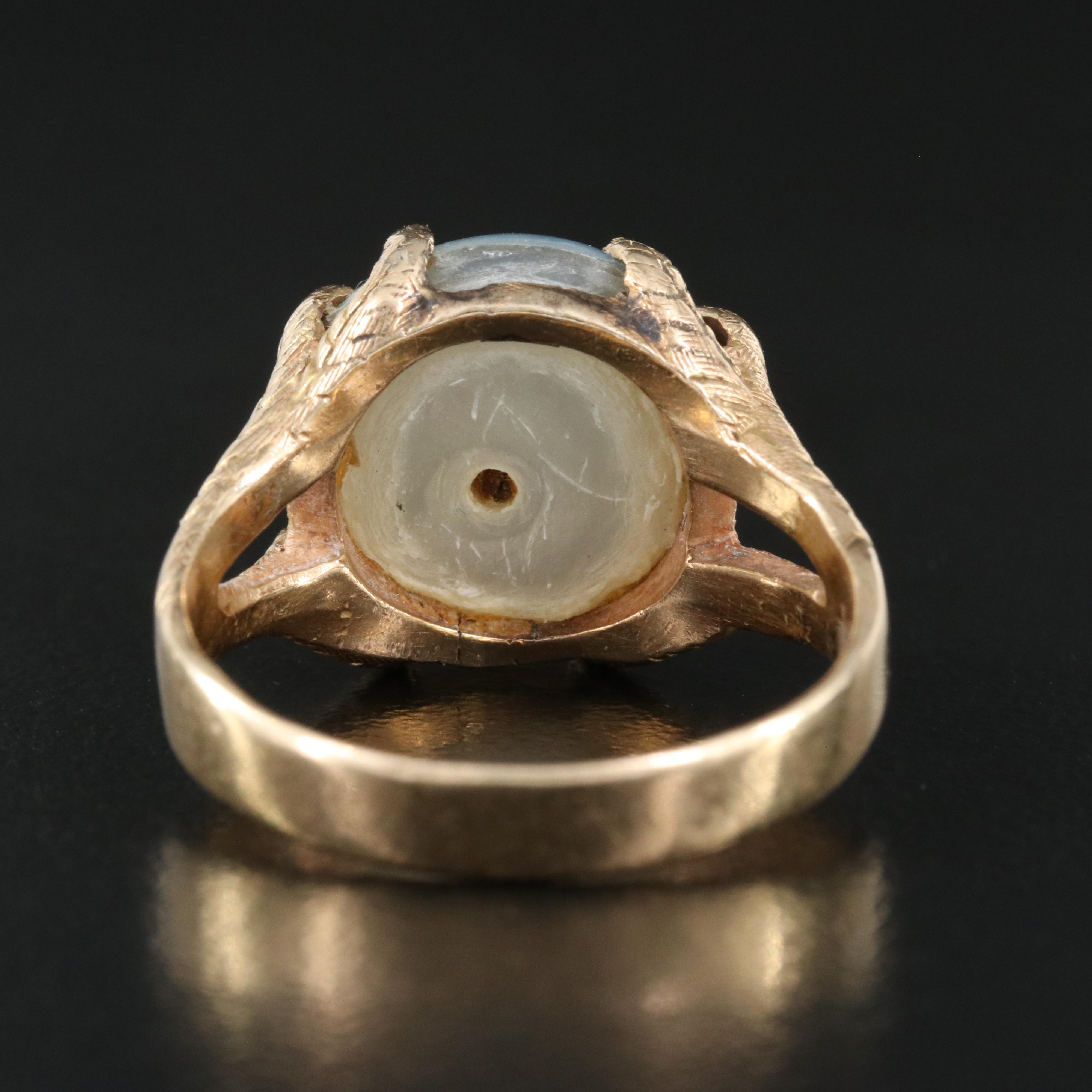 14K 13.75 mm Pearl Ring