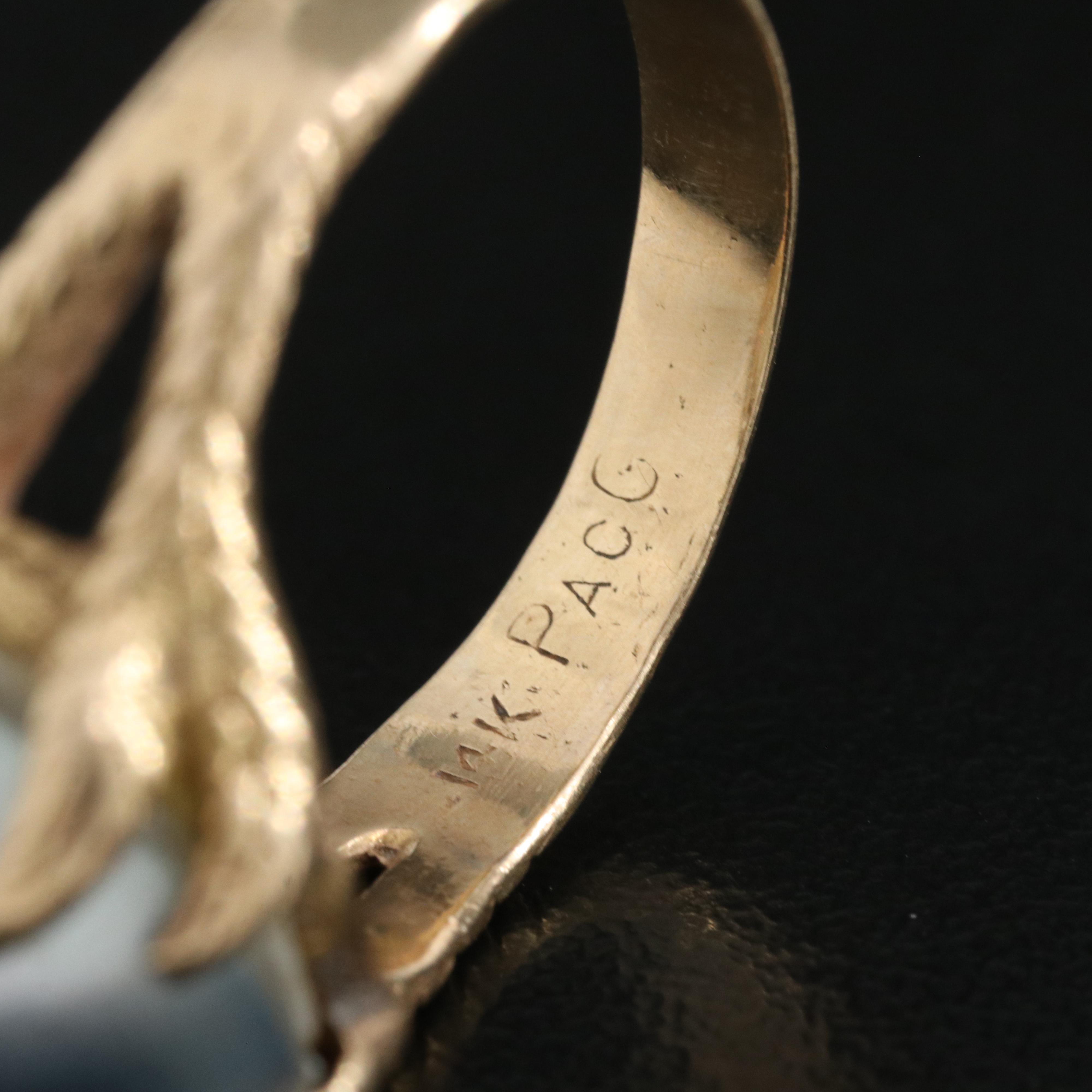 14K 13.75 mm Pearl Ring