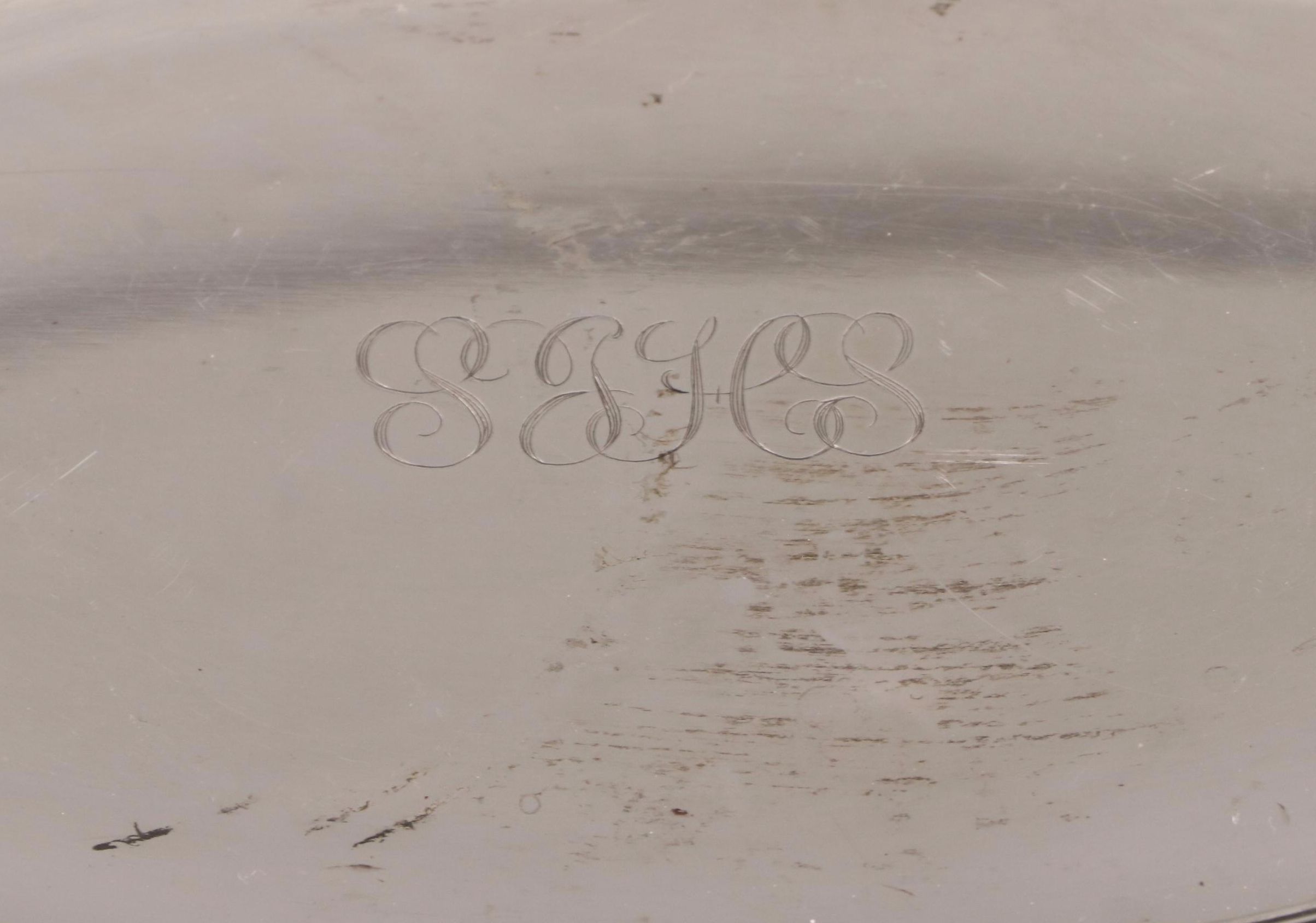 International and Gorham Sterling Silver Bread Trays with 900 Silver Bowl